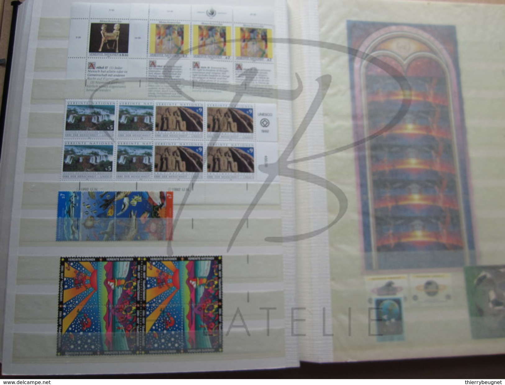 BELLE COLLECTION DE TIMBRES DES NATIONS UNIES - VIENNE , 1988 - 2006 , FORTE COTE , AVEC MULTIPLES , XX !!! - Autres & Non Classés