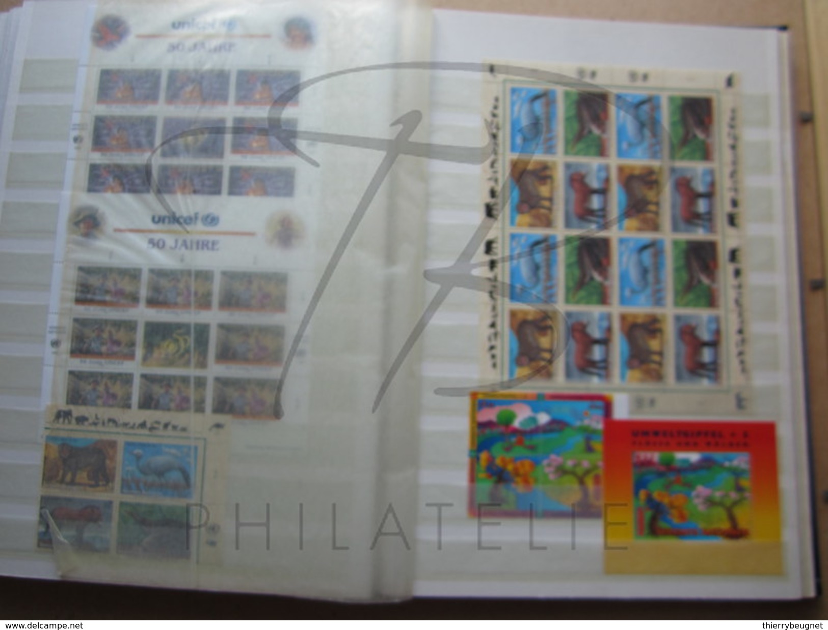 BELLE COLLECTION DE TIMBRES DES NATIONS UNIES - VIENNE , 1988 - 2006 , FORTE COTE , AVEC MULTIPLES , XX !!!