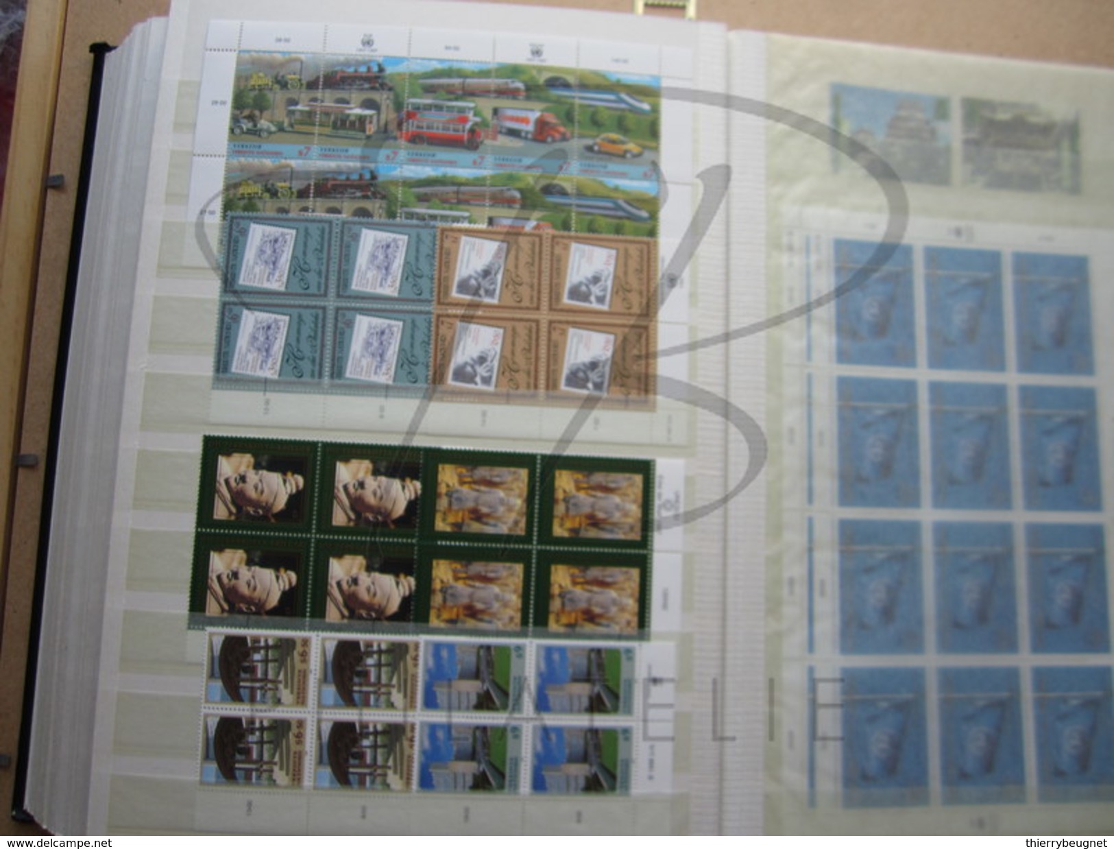 BELLE COLLECTION DE TIMBRES DES NATIONS UNIES - VIENNE , 1988 - 2006 , FORTE COTE , AVEC MULTIPLES , XX !!!