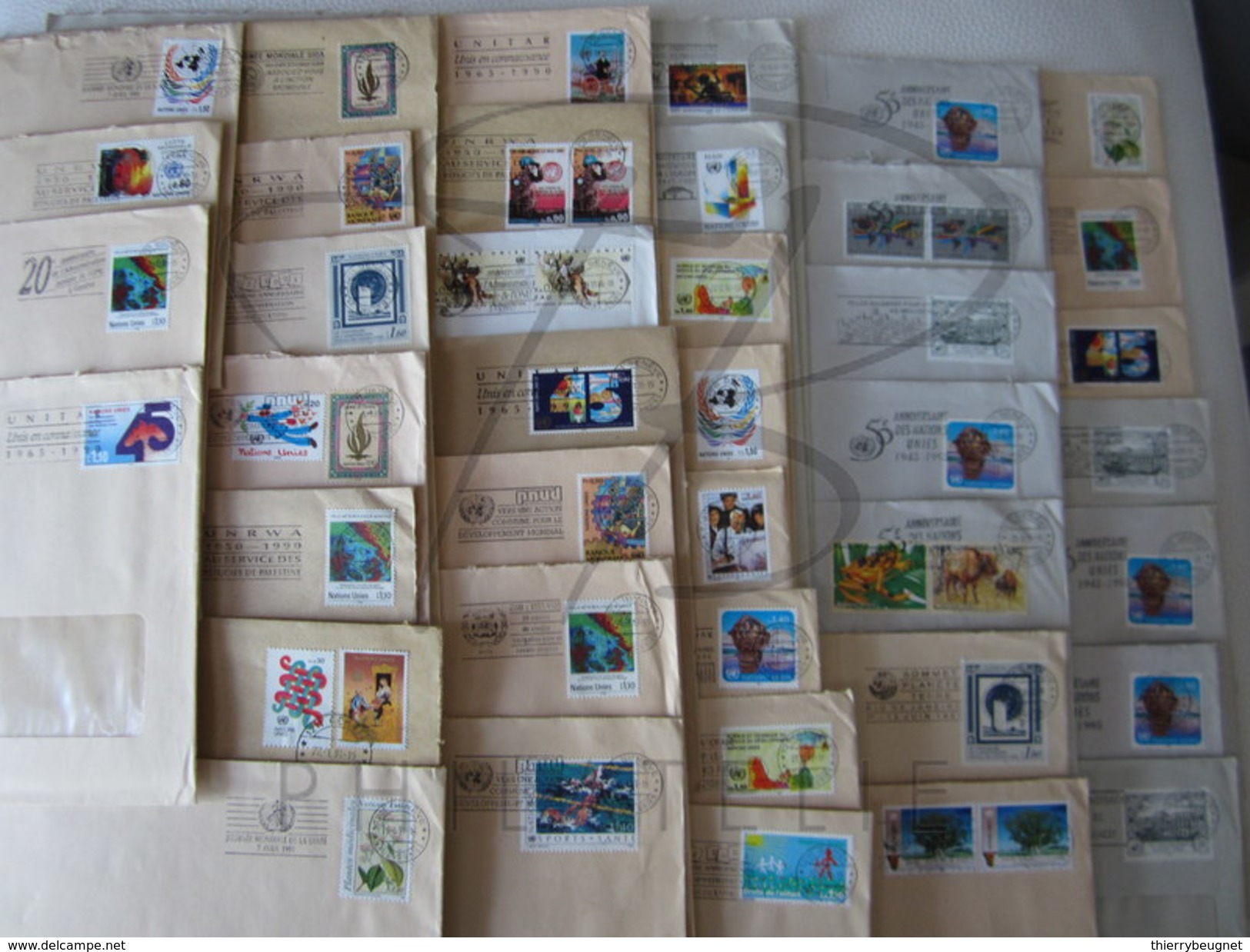 BEAU LOT D ' ENVELOPPES DES NATIONS UNIES !!! - Colecciones & Series