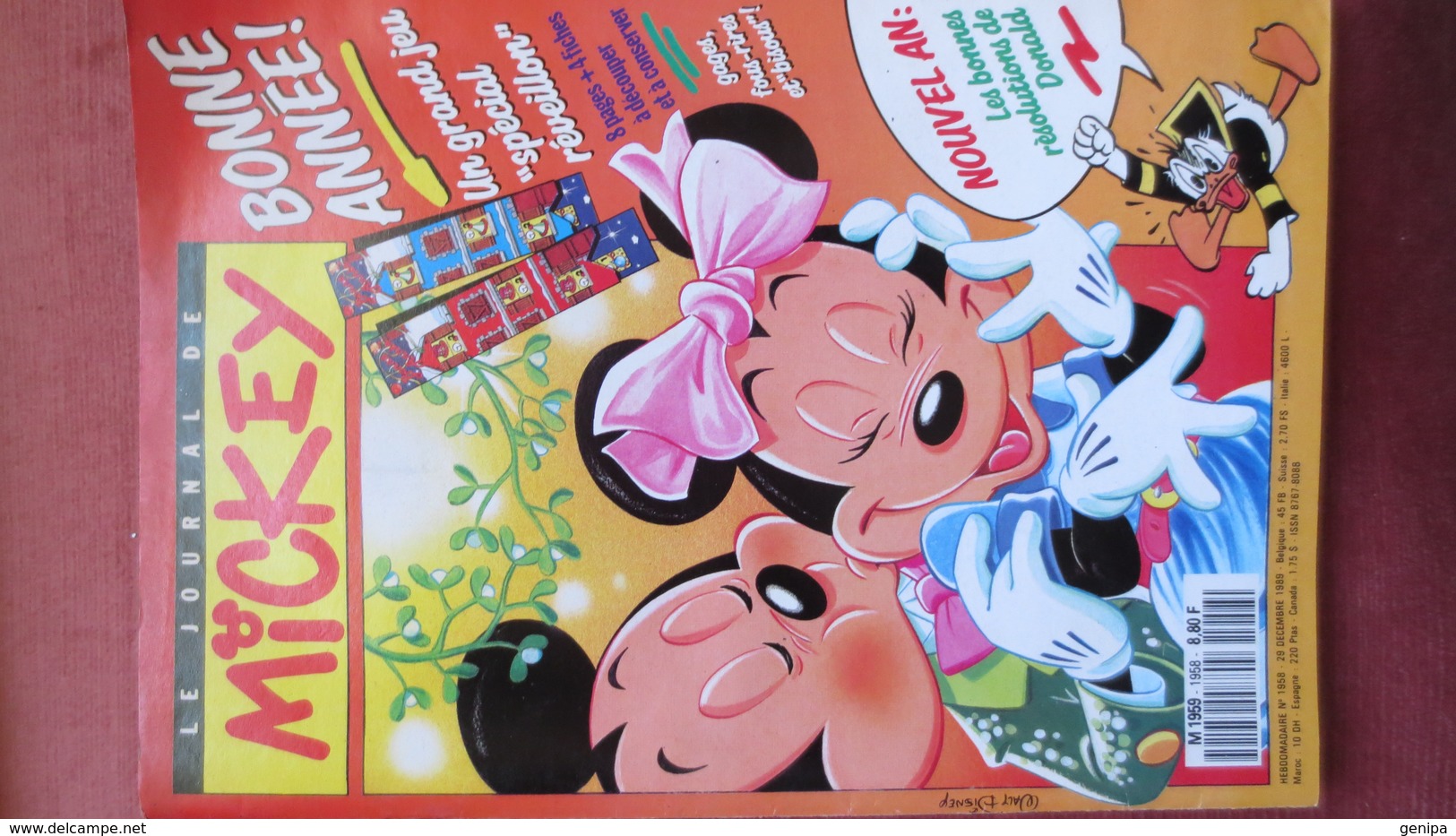 JOURNAL DE MICKEY N°1958. ANNEE 1989 - Journal De Mickey
