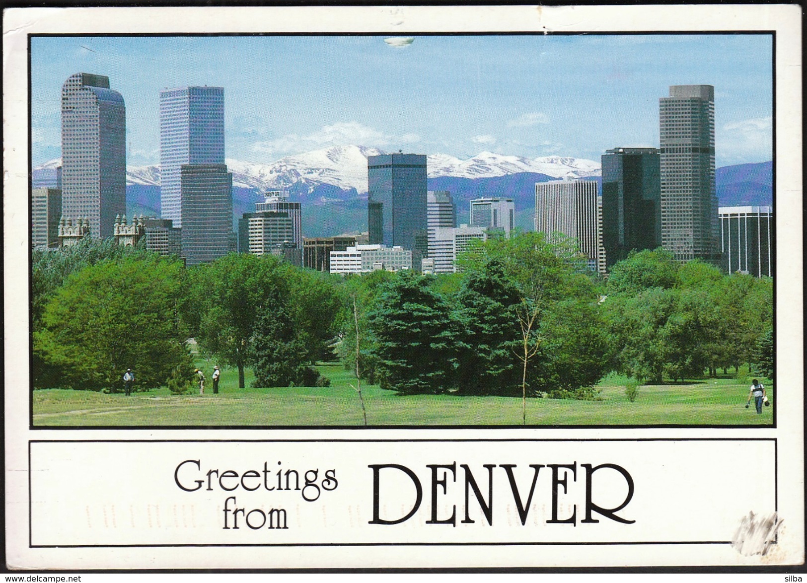 United States San Antonio 1997 / Greetings From Denver, Colorado / Panoramic View From City Park - Denver