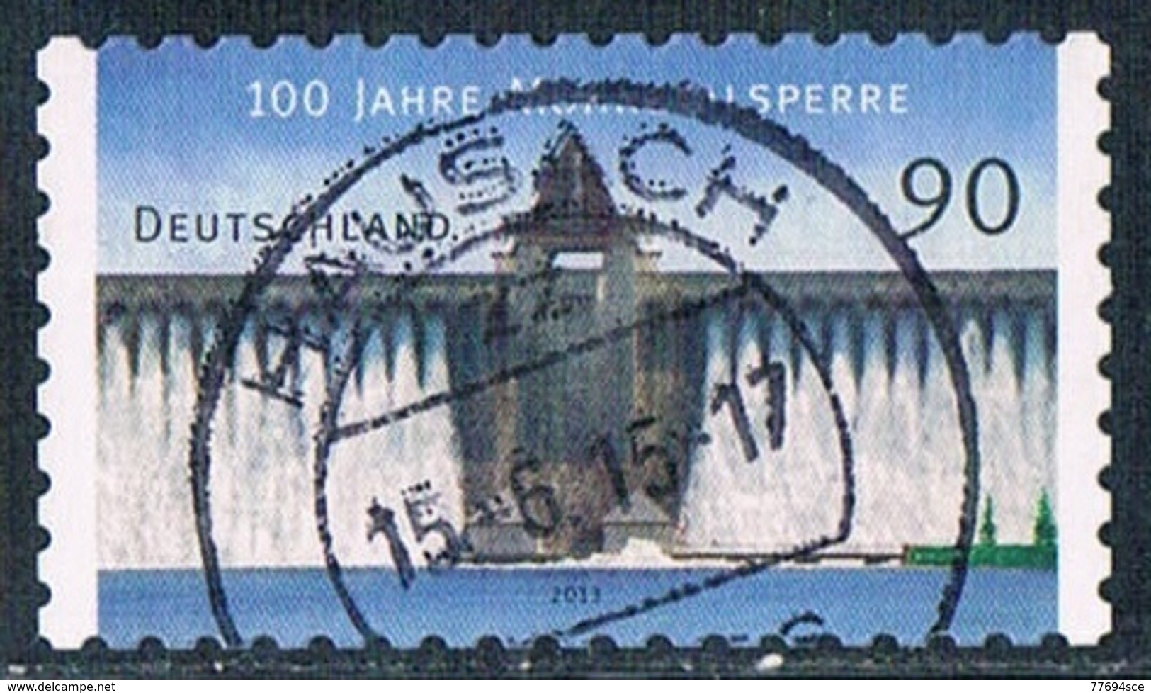 2013  100 Jahre Möhnetalsperre (selbstklebend) - Used Stamps