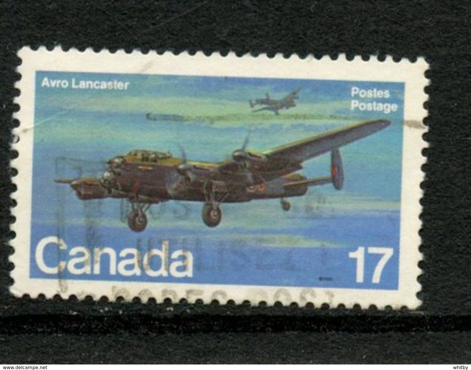 Canada 1980 17 Cent Avro Lancaster Issue #874i - Usados