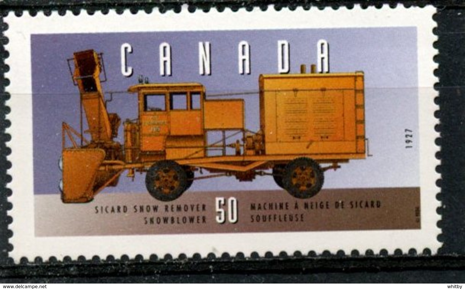 Canada 1994 50 Cent Sicard Snowblower. Issue #1527c - Neufs