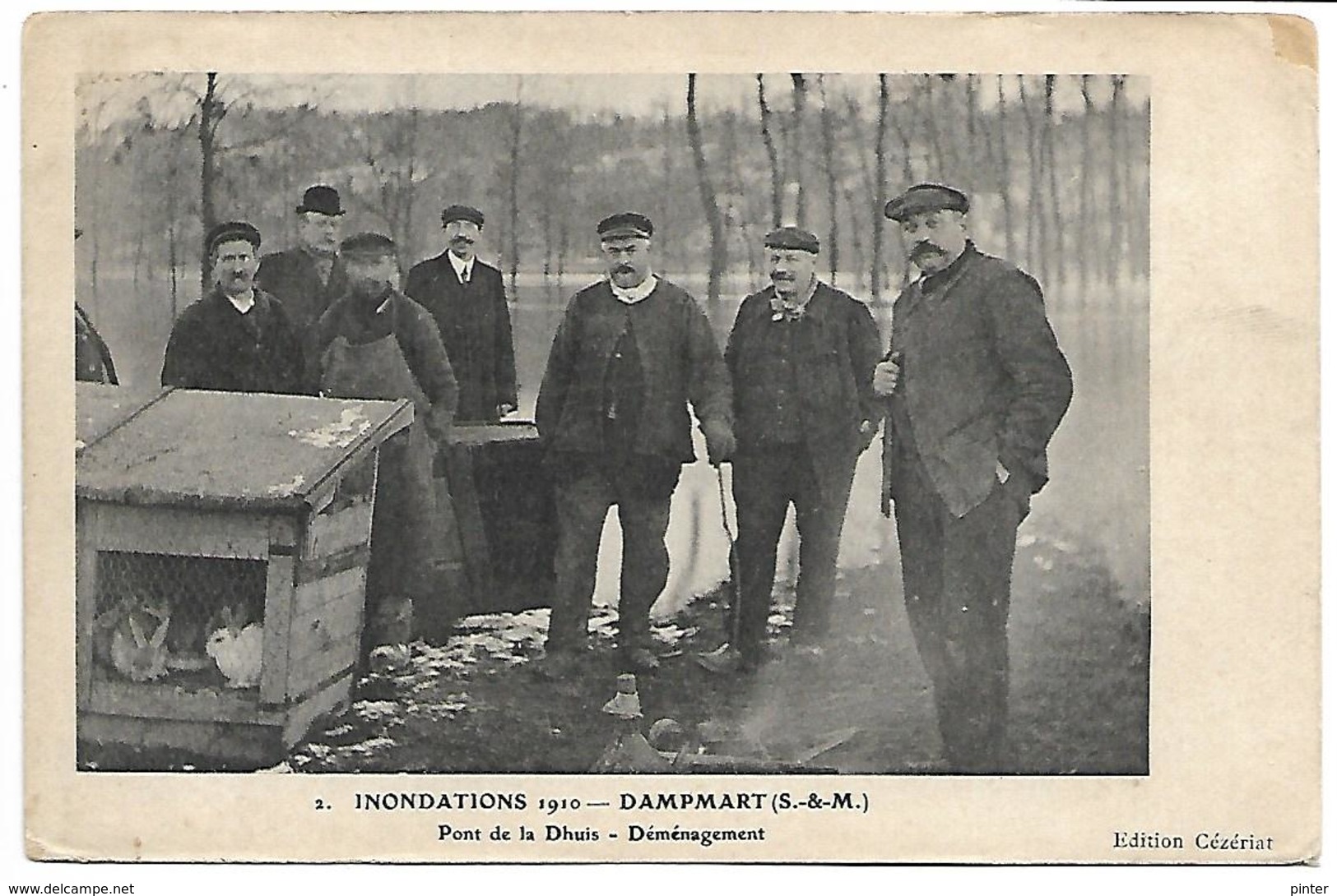 DAMPMART - Inondations De 1910 - Pont De La Dhuis - Déménagement - Autres & Non Classés