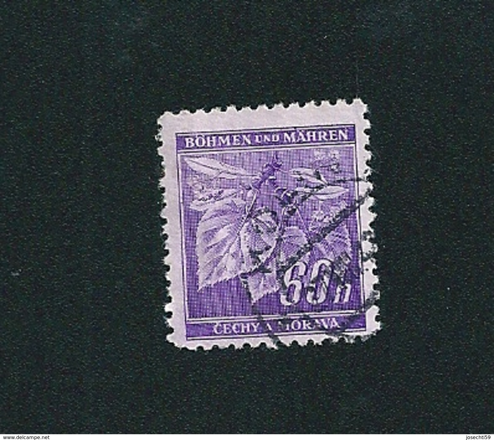 N° 44 Tilleuls Timbre Bohème Et Moravie (1940) Oblitéré CECHY A MORAVA - Used Stamps
