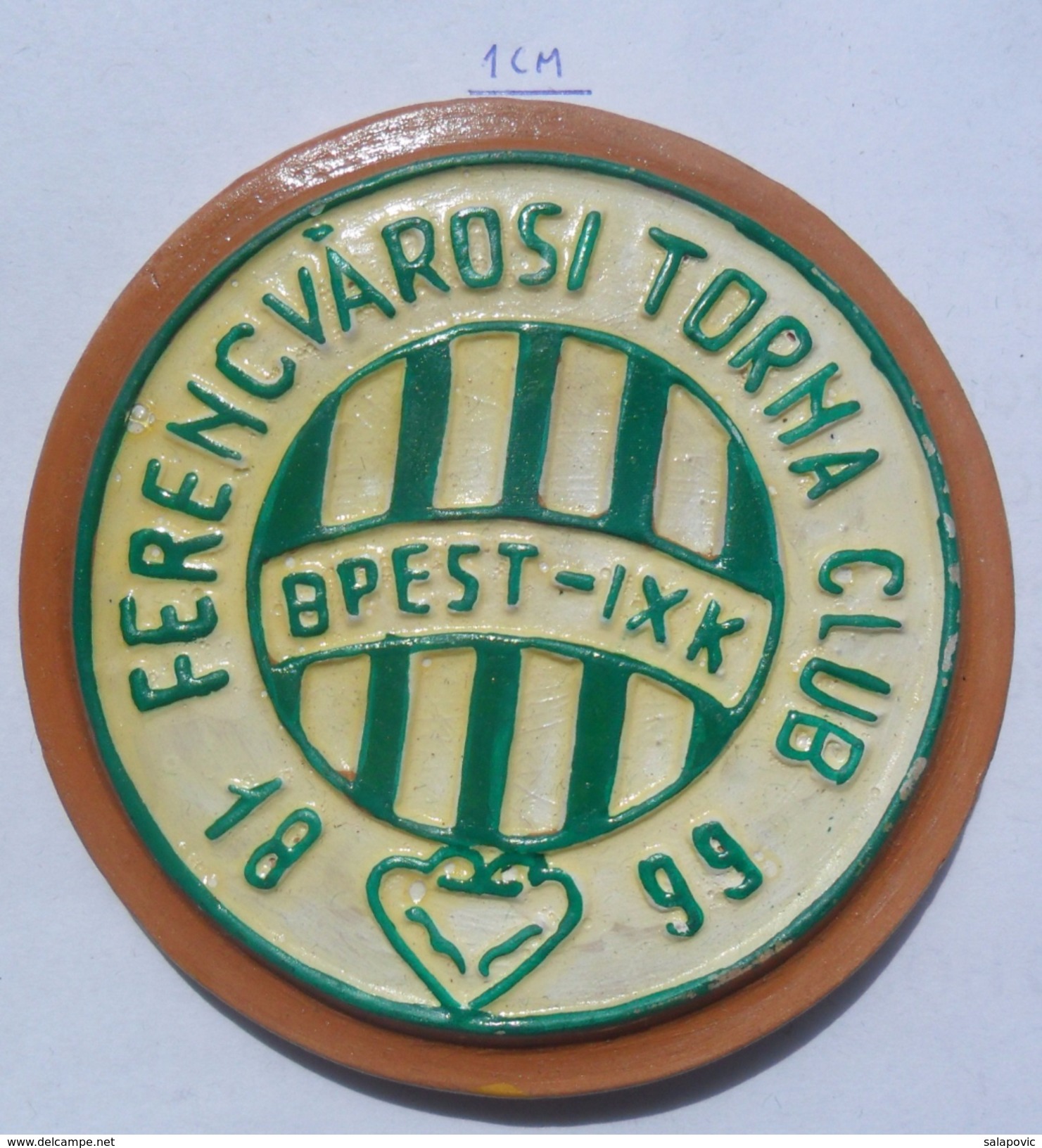 MEDAL CERAMICS FERENCVAROSI TOTNA CLUB   PLIM - Autres & Non Classés