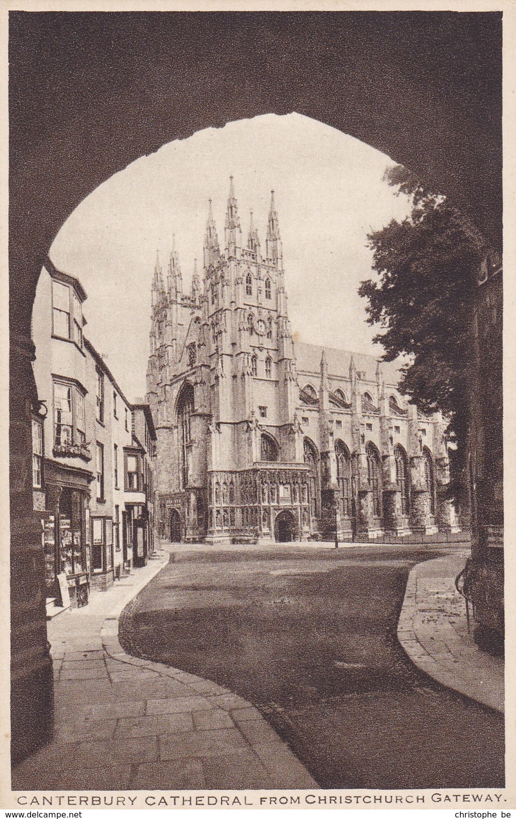 Canterbury Cathedral From Christchurch Gateway (pk34490) - Canterbury