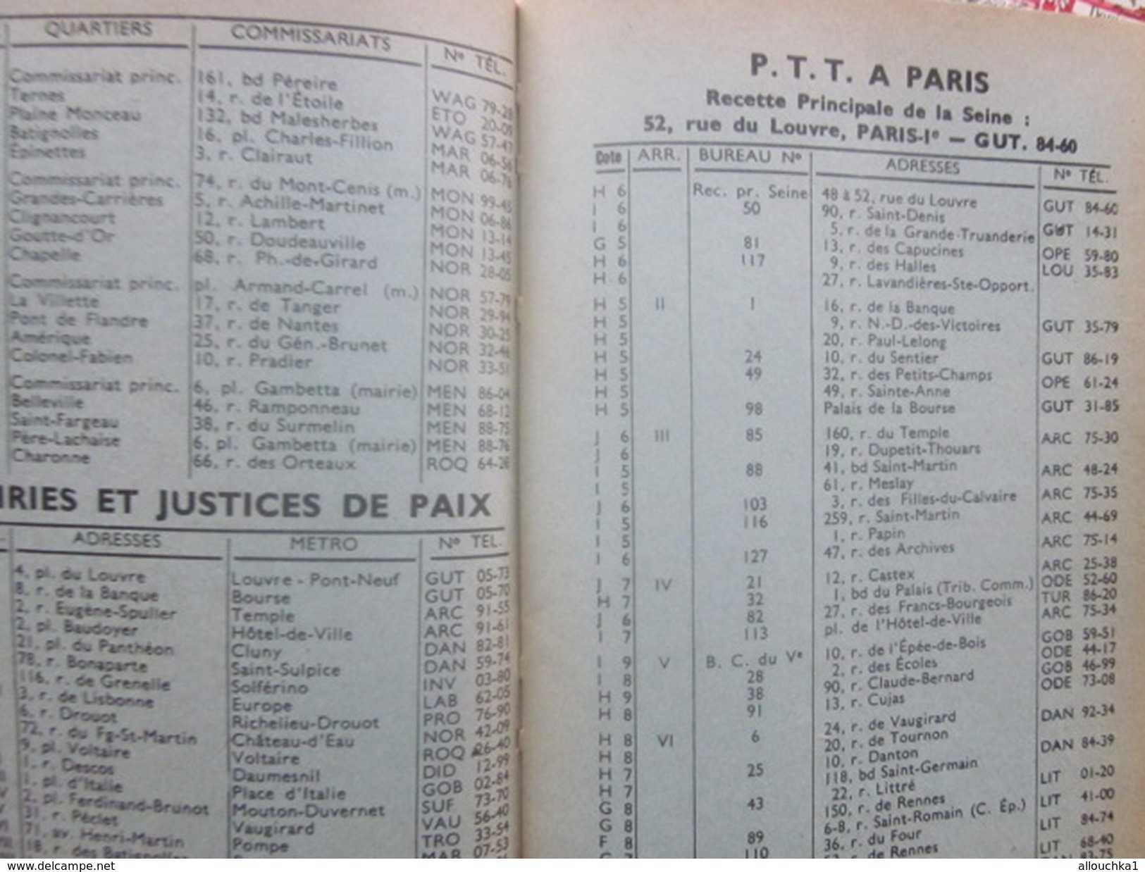 TARIDE PLAN GUIDE ARRONDISSEMENTS PARIS BANLIEUES STATION Métro AUTOBUS NOMENCLATURE RUES REPERTOIRE PLANS RESEAUX+CARTE