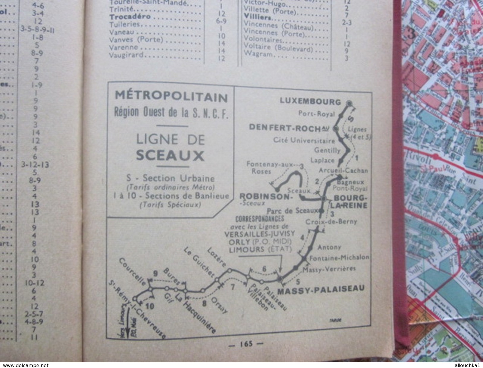 TARIDE PLAN GUIDE ARRONDISSEMENTS PARIS BANLIEUES STATION Métro AUTOBUS NOMENCLATURE RUES REPERTOIRE PLANS RESEAUX+CARTE