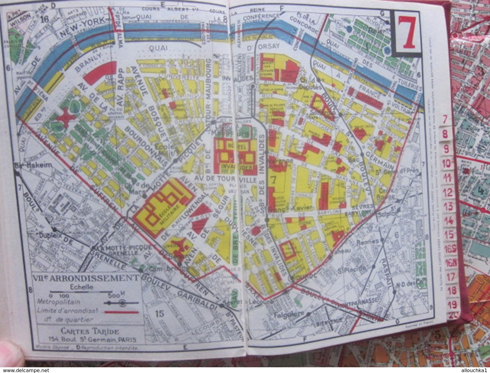 TARIDE PLAN GUIDE ARRONDISSEMENTS PARIS BANLIEUES STATION Métro AUTOBUS NOMENCLATURE RUES REPERTOIRE PLANS RESEAUX+CARTE