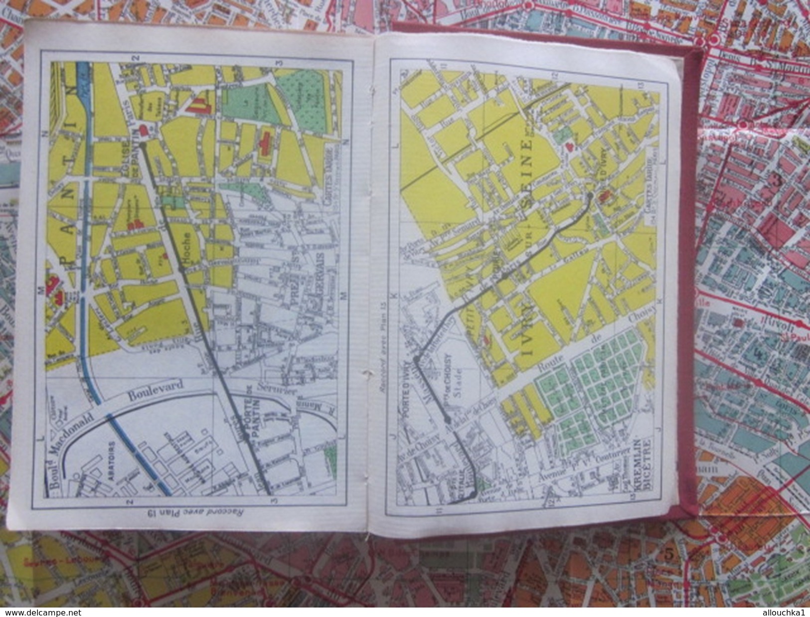 TARIDE PLAN GUIDE ARRONDISSEMENTS PARIS BANLIEUES STATION Métro AUTOBUS NOMENCLATURE RUES REPERTOIRE PLANS RESEAUX+CARTE