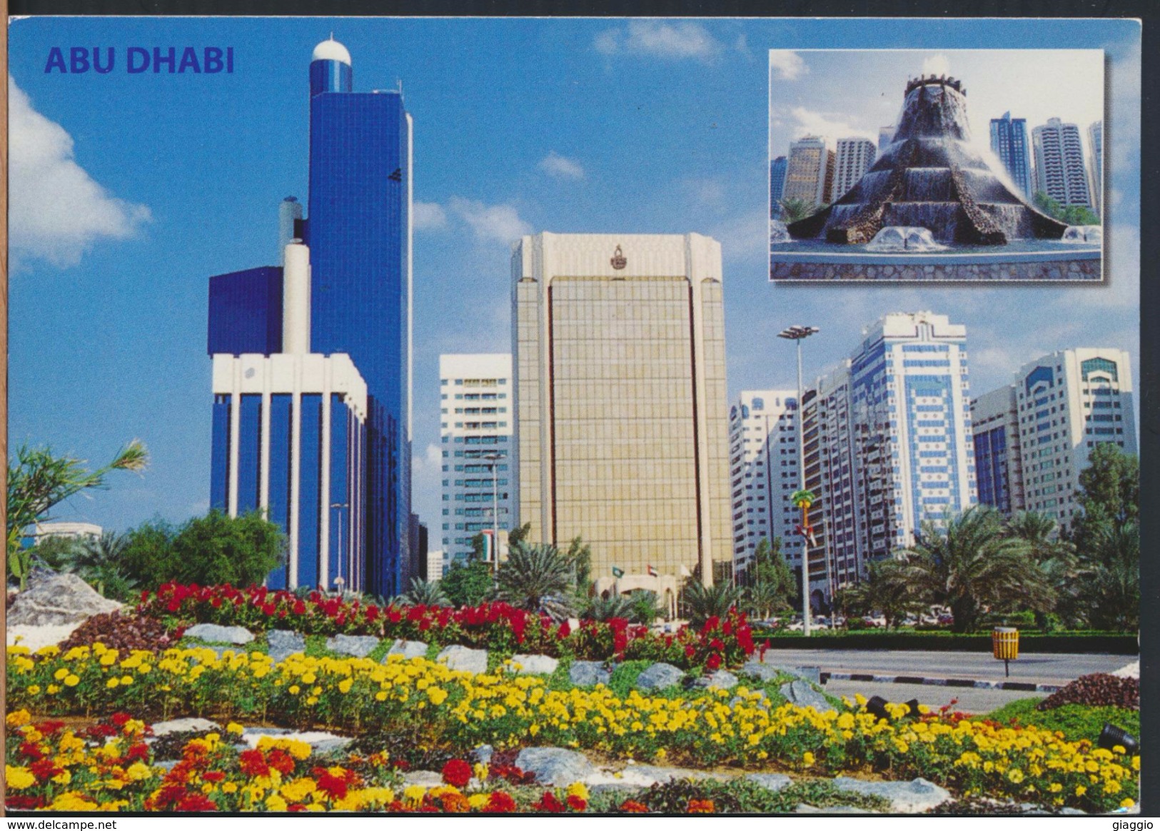 °°° 3950 - UNITED ARAB EMIRATES - VIEWS OF ABU DHABI - With Stamps °°° - United Arab Emirates