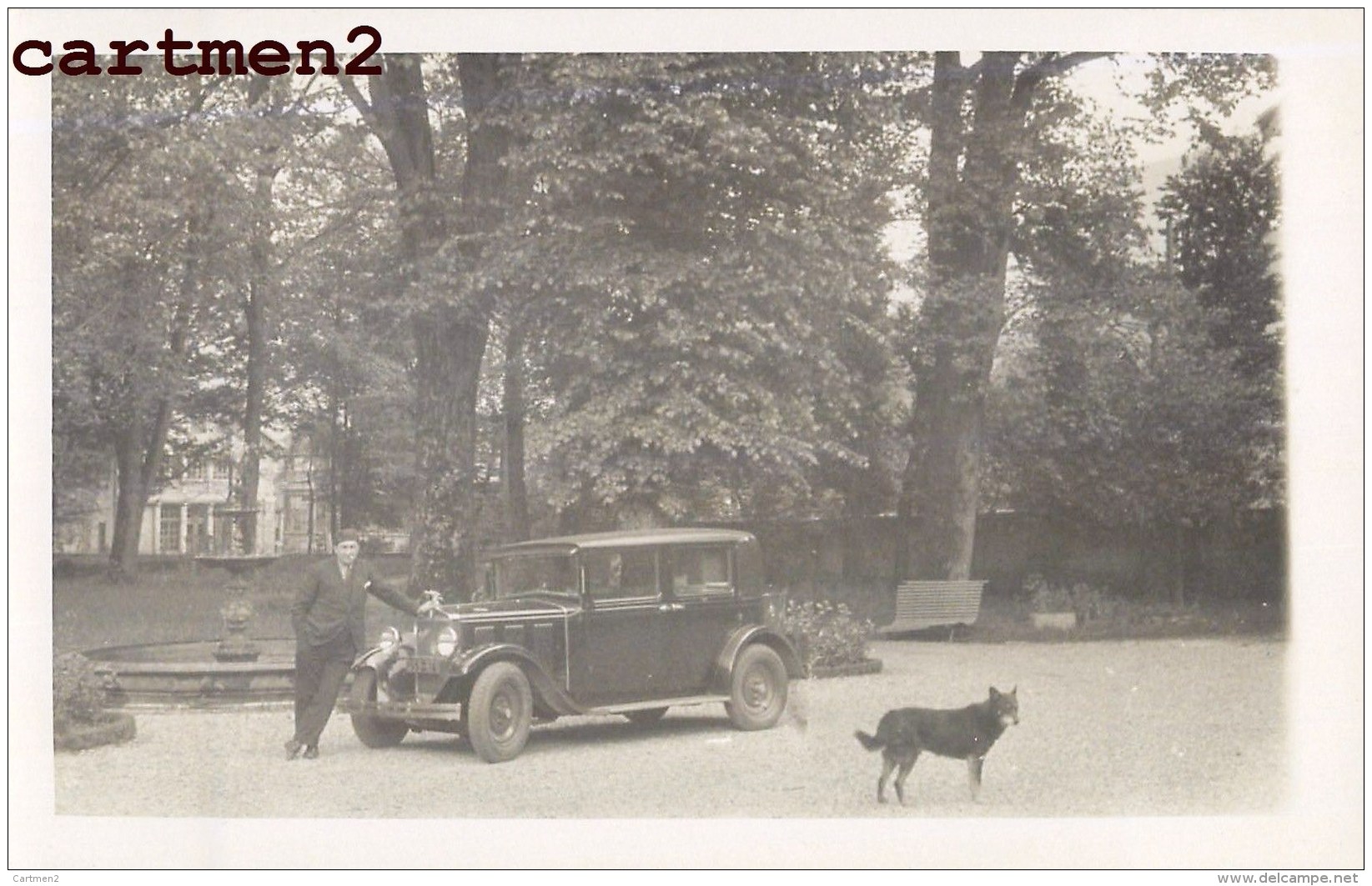 CARTE PHOTO : MONTMIN PARC AUTOMOBILE VOITURE CAR 73 SAVOIE - Autres & Non Classés