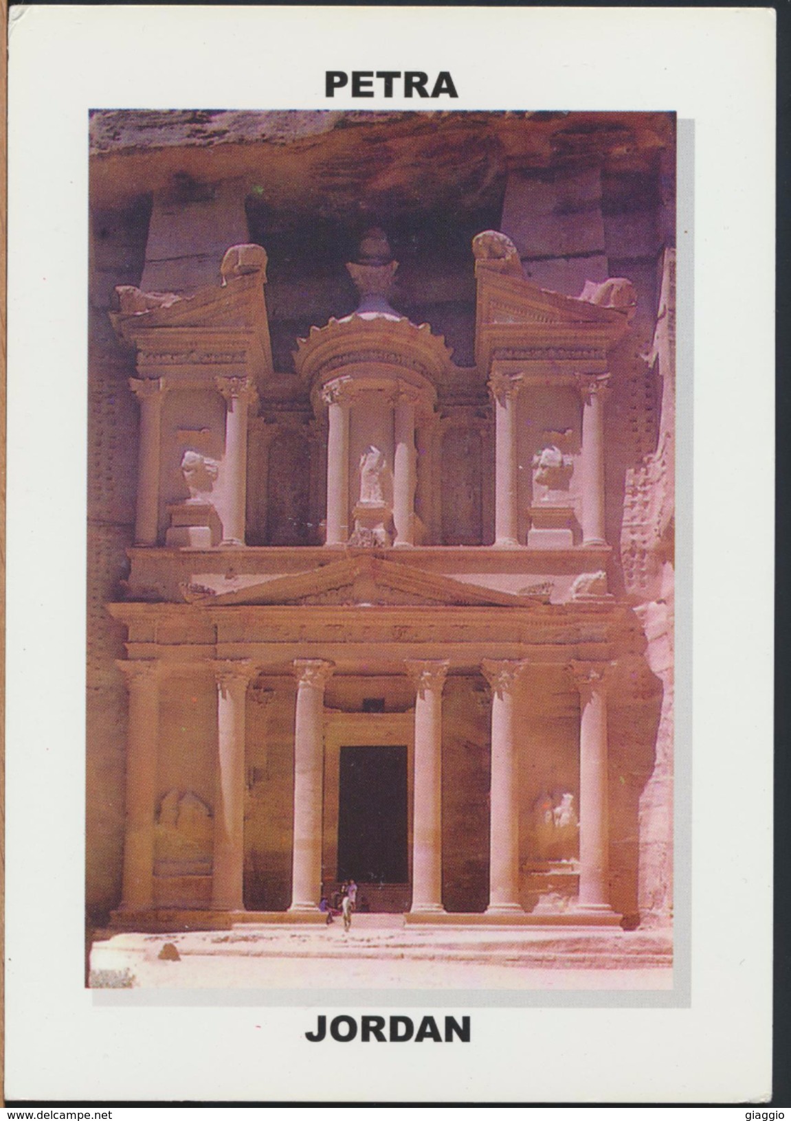 °°° 3966 - JORDAN - PETRA - AL-KHAZNEH - With Stamps °°° - Giordania