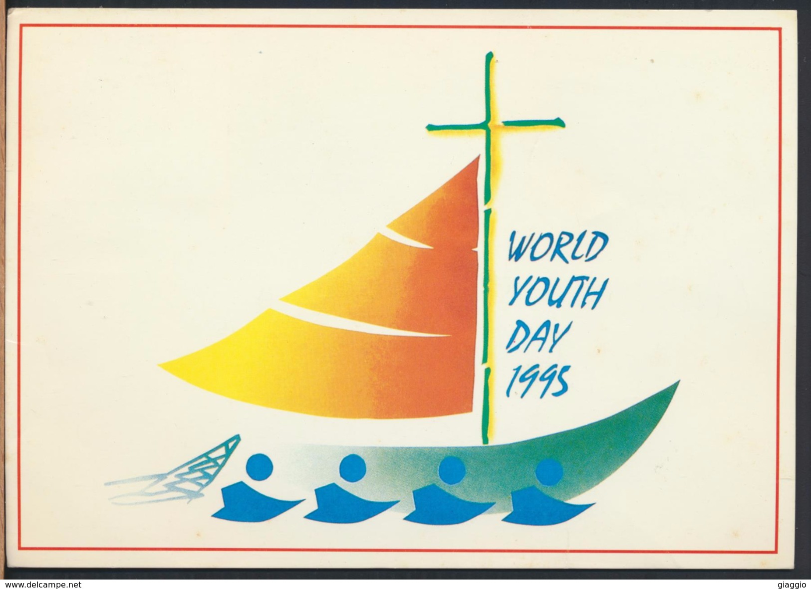 °°° 3976 - PHILIPPINES - MANILA - WORLD YOUTH DAY 1995 - With Stamps °°° - Philippines