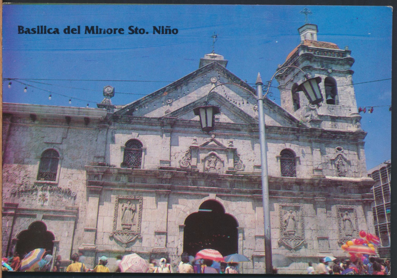 °°° 3977 - PHILIPPINES - CEBU CITY - BASILICA DEL MINORE STO NINO - 1998 With Stamps °°° - Filippine