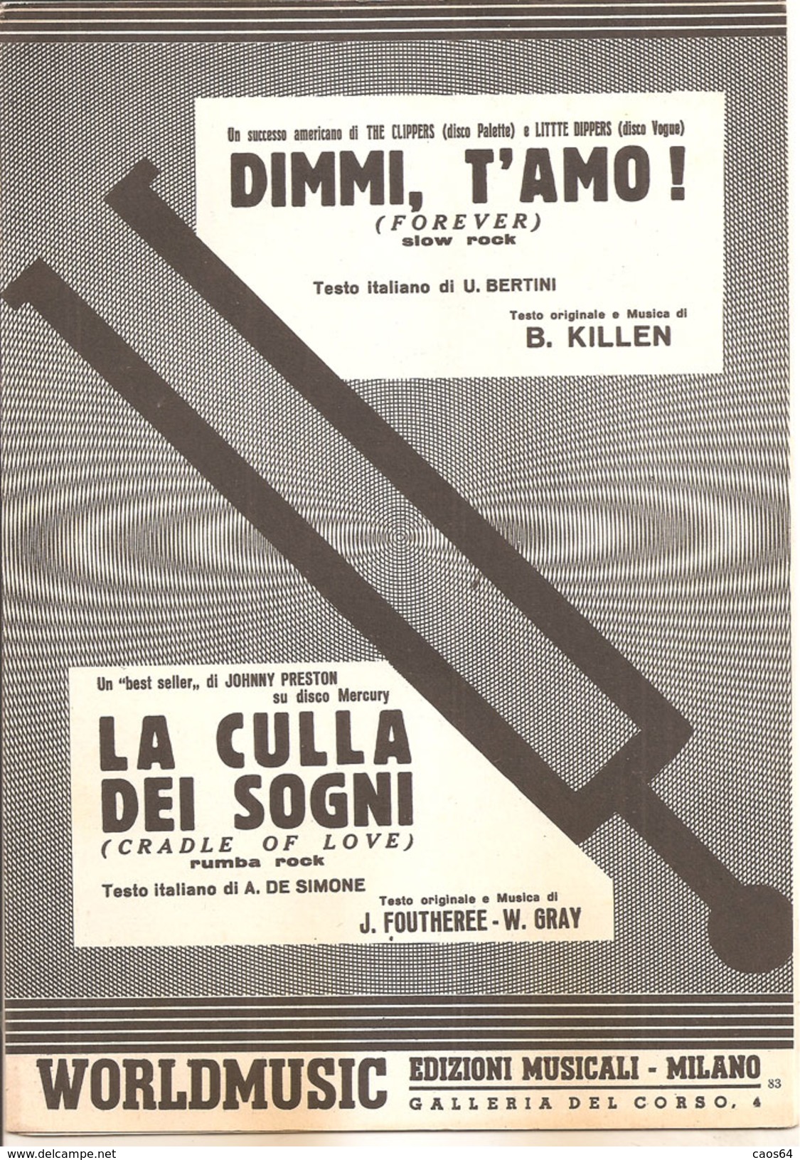 DIMMI T'AMO LA CULLA DEI SOGNI - Musique Folklorique