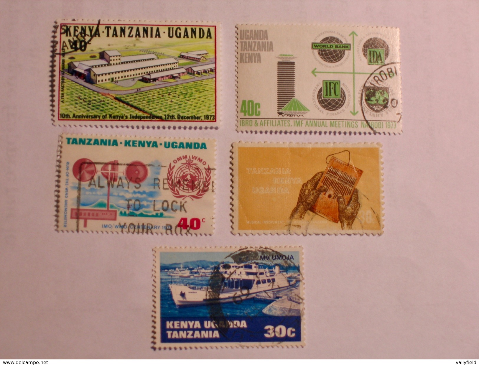 Kenya,Uganda,Tanzanie   1969-73   LOT# 9 - Kenya, Ouganda & Tanzanie