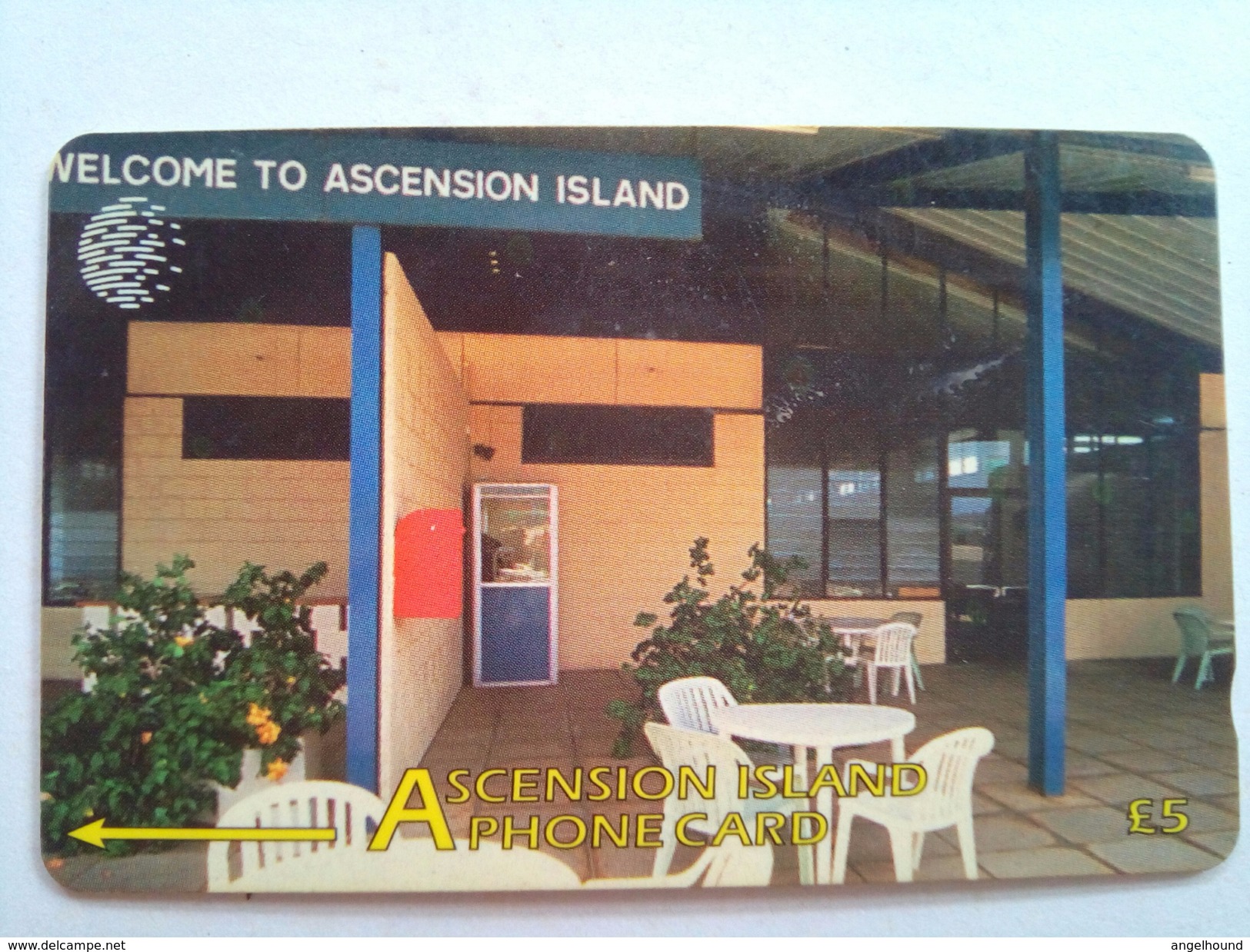 Ascension Island Phonecard 7CASA Welcome 5 Pounds - Ascension (Ile De L')