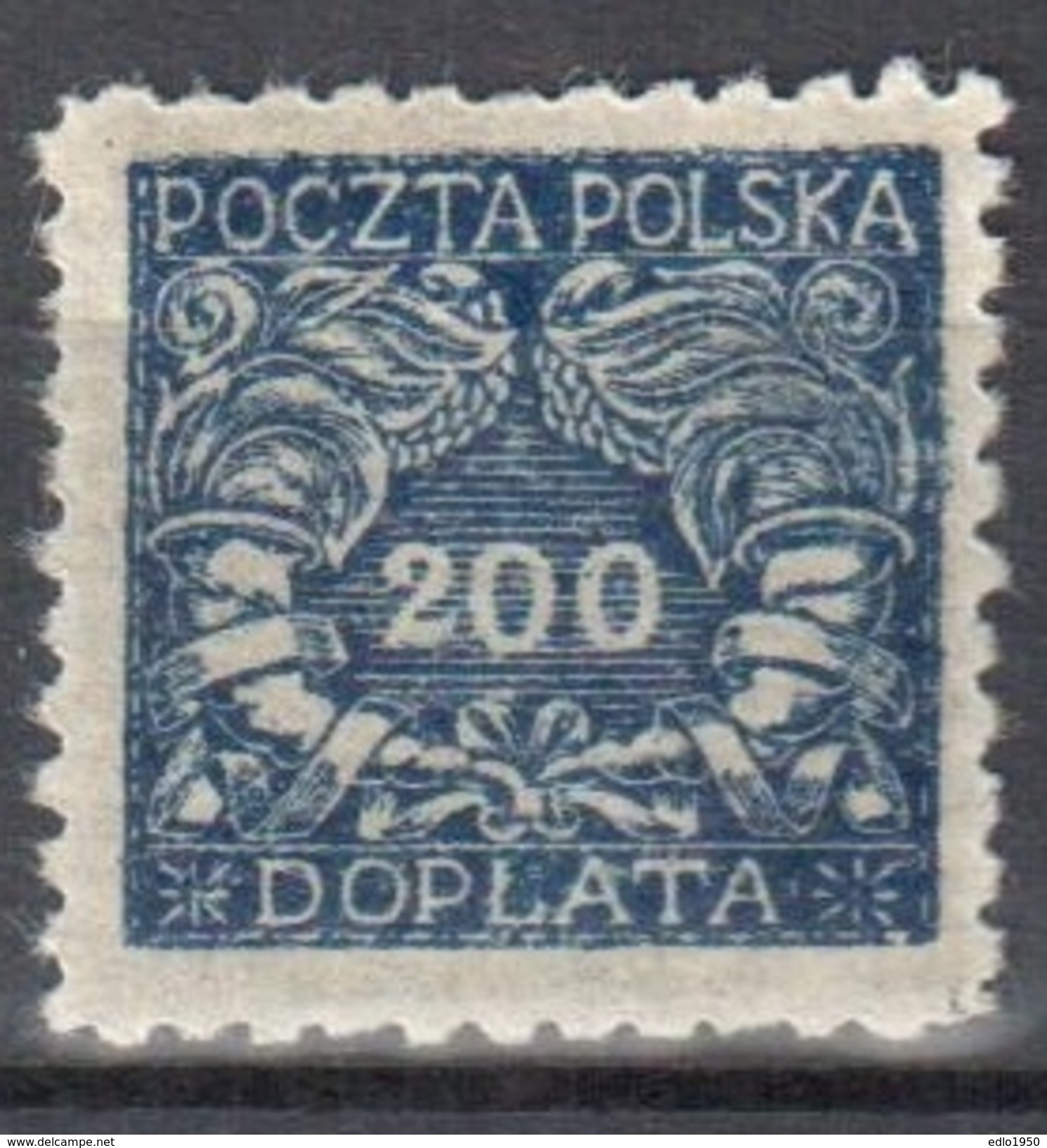 Poland 1920 - Postage Due - Mi.31 - MNH(**) - Strafport