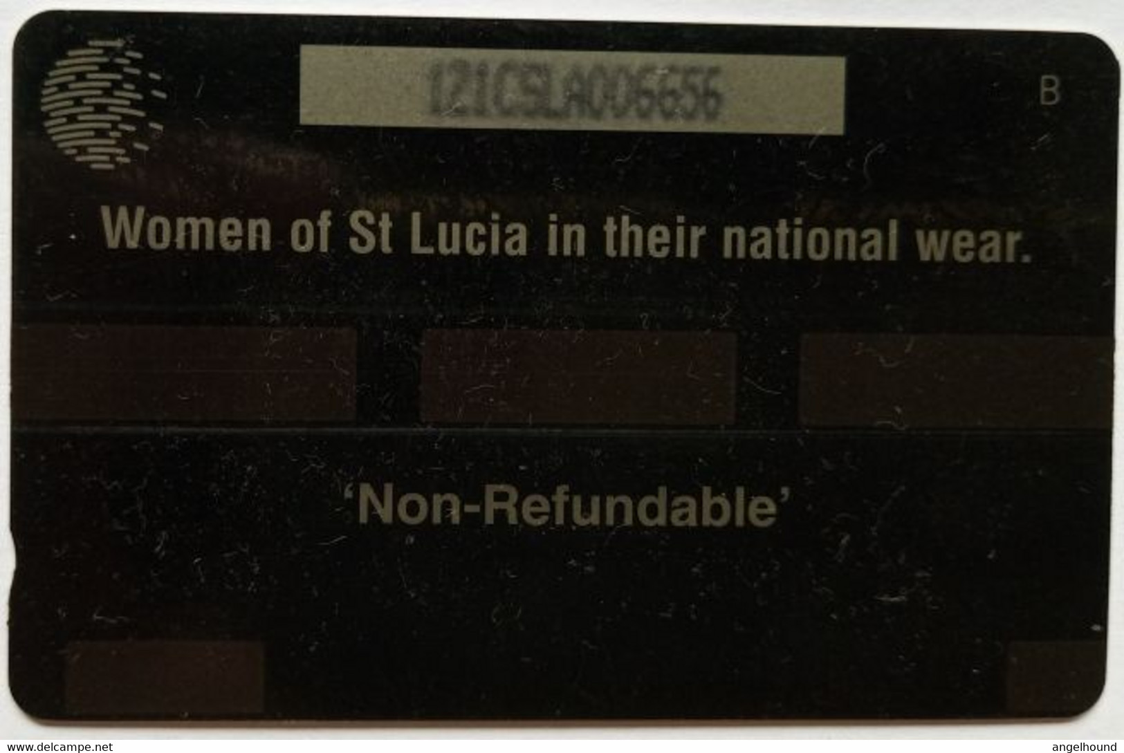 Saint Lucia Cable And Wireless 121CSLA EC$20 " Women Of St. Lucia In National Wear " - Sainte Lucie