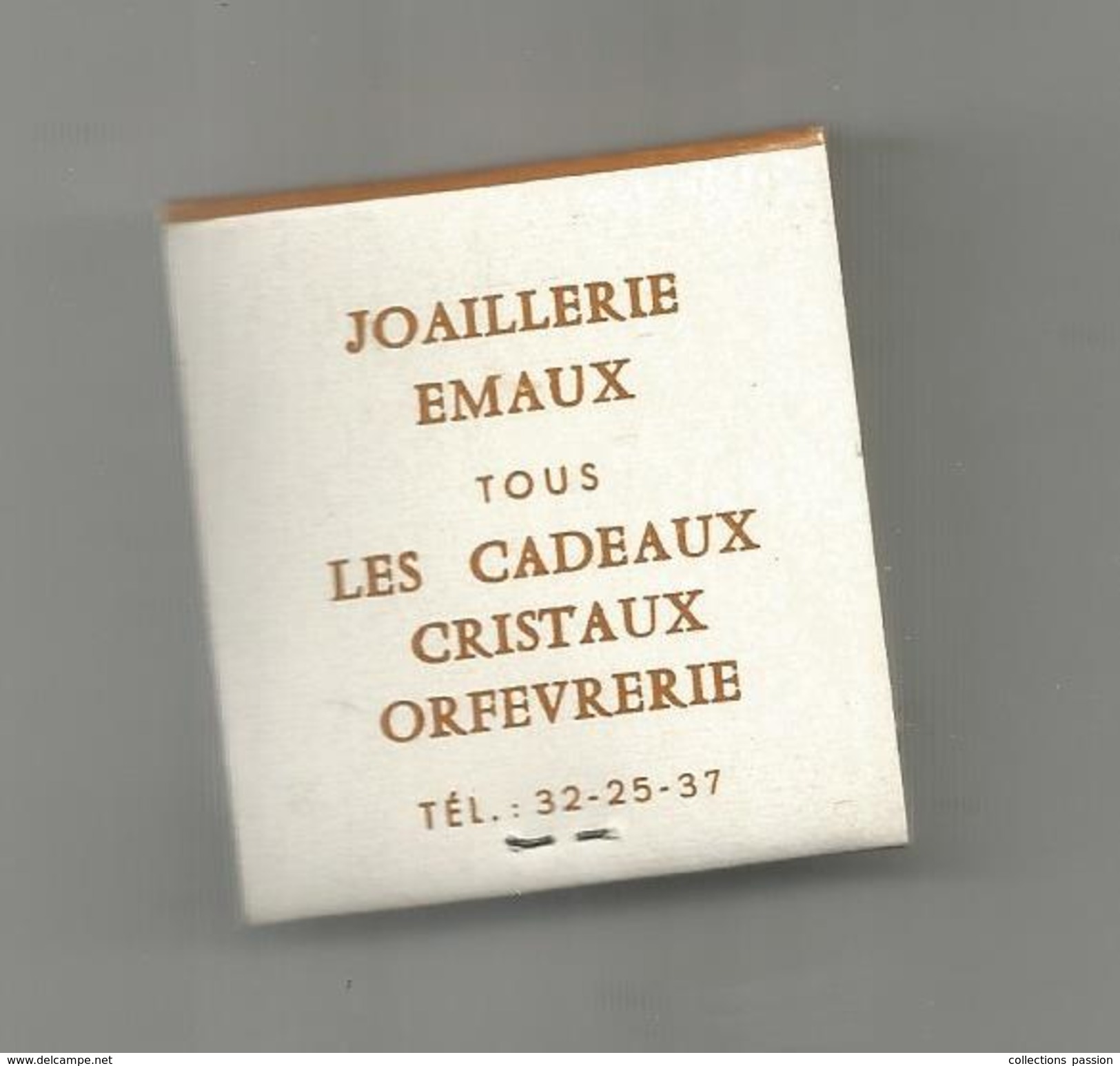 G-I-E , Tabac , Boite, Pochette D'ALLUMETTES, 2 Scans, Publicité, Joaillerie G. Magadoux , LIMOGES - Matchbox Labels