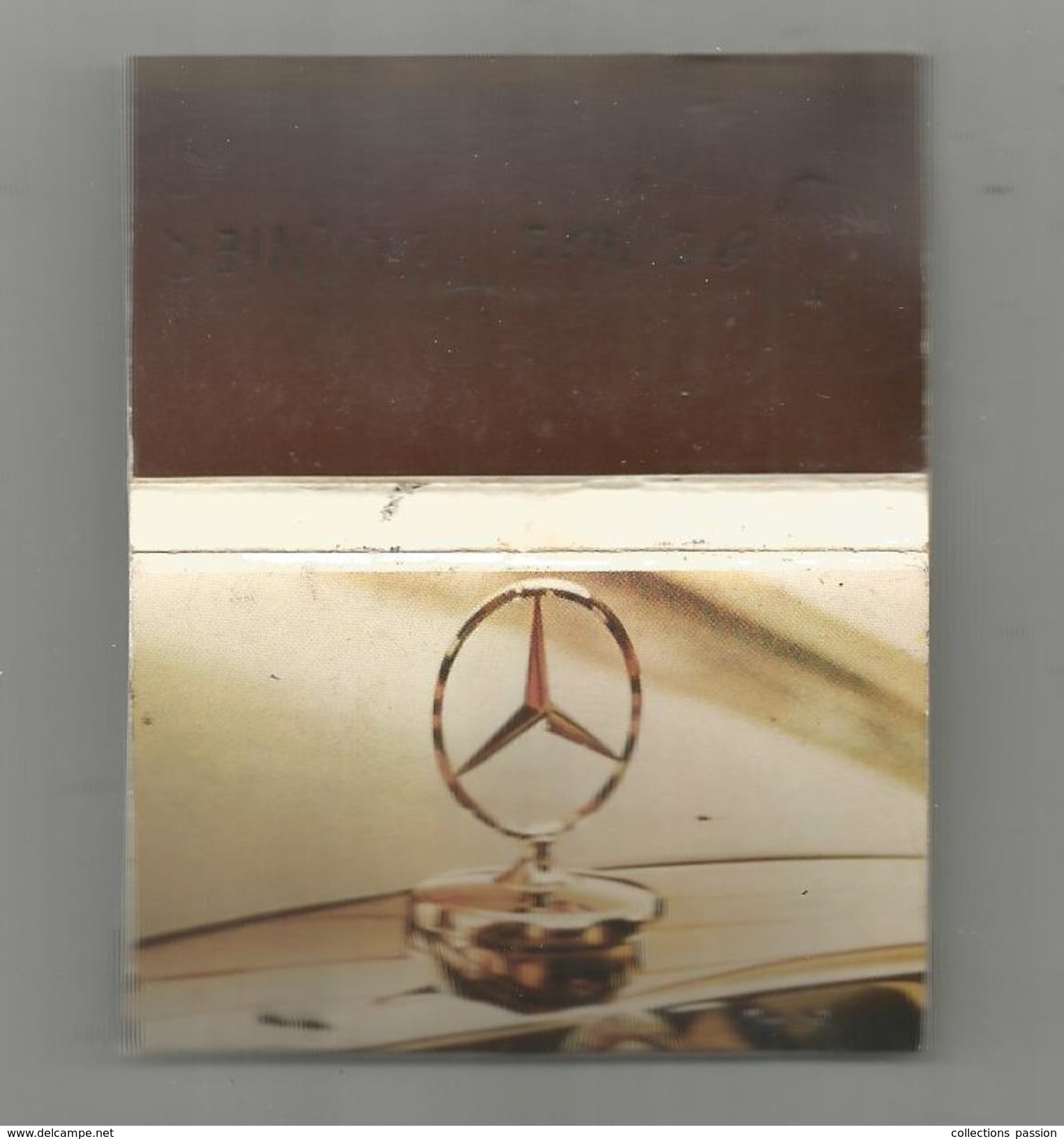 G-I-E , Tabac , Boite, Pochette D'ALLUMETTES, 2 Scans, Publicité, Automobiles , MERCEDES BENZ , 92 , BOULOGNE - Luciferdozen - Etiketten