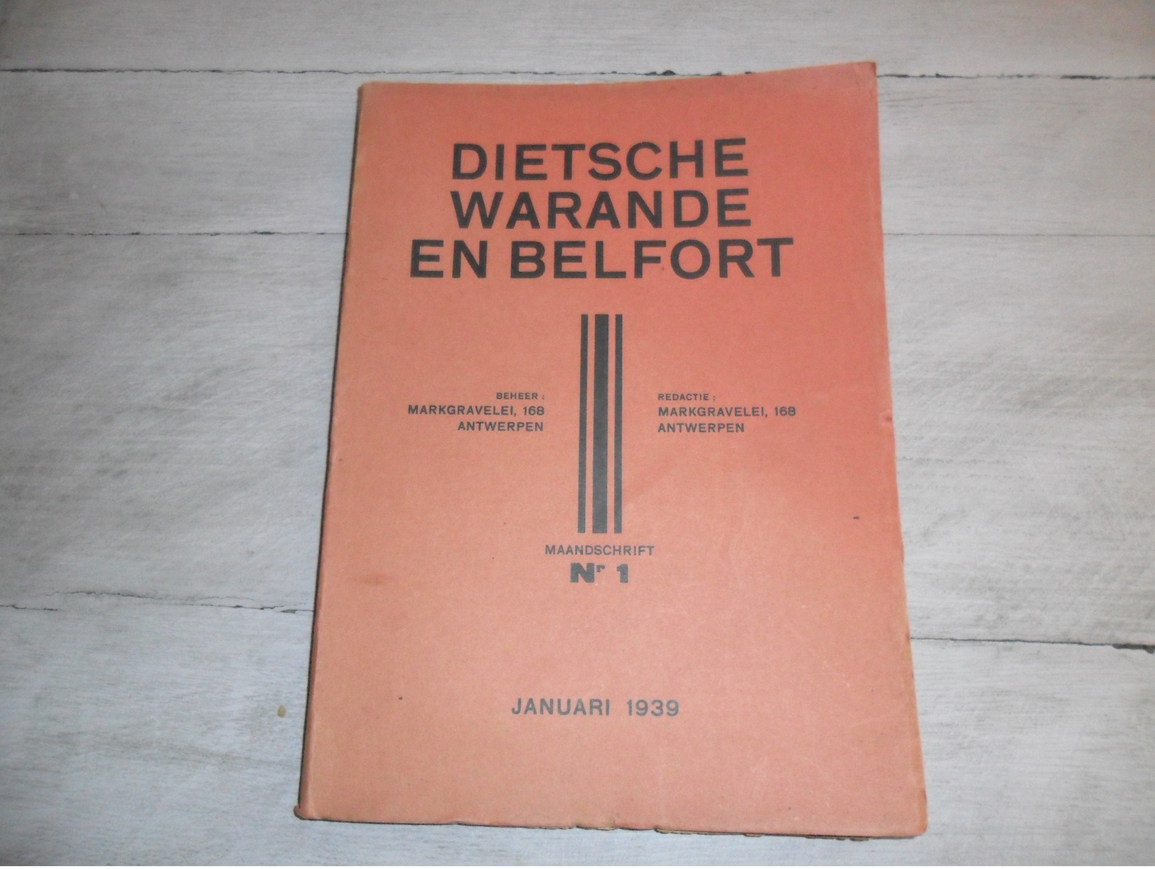 Dietsche Warande En Belfort - Maandschrift N° 1  Januari 1939  - Vlaamse Beweging  - Vlaams - Nationalisme  - - Histoire
