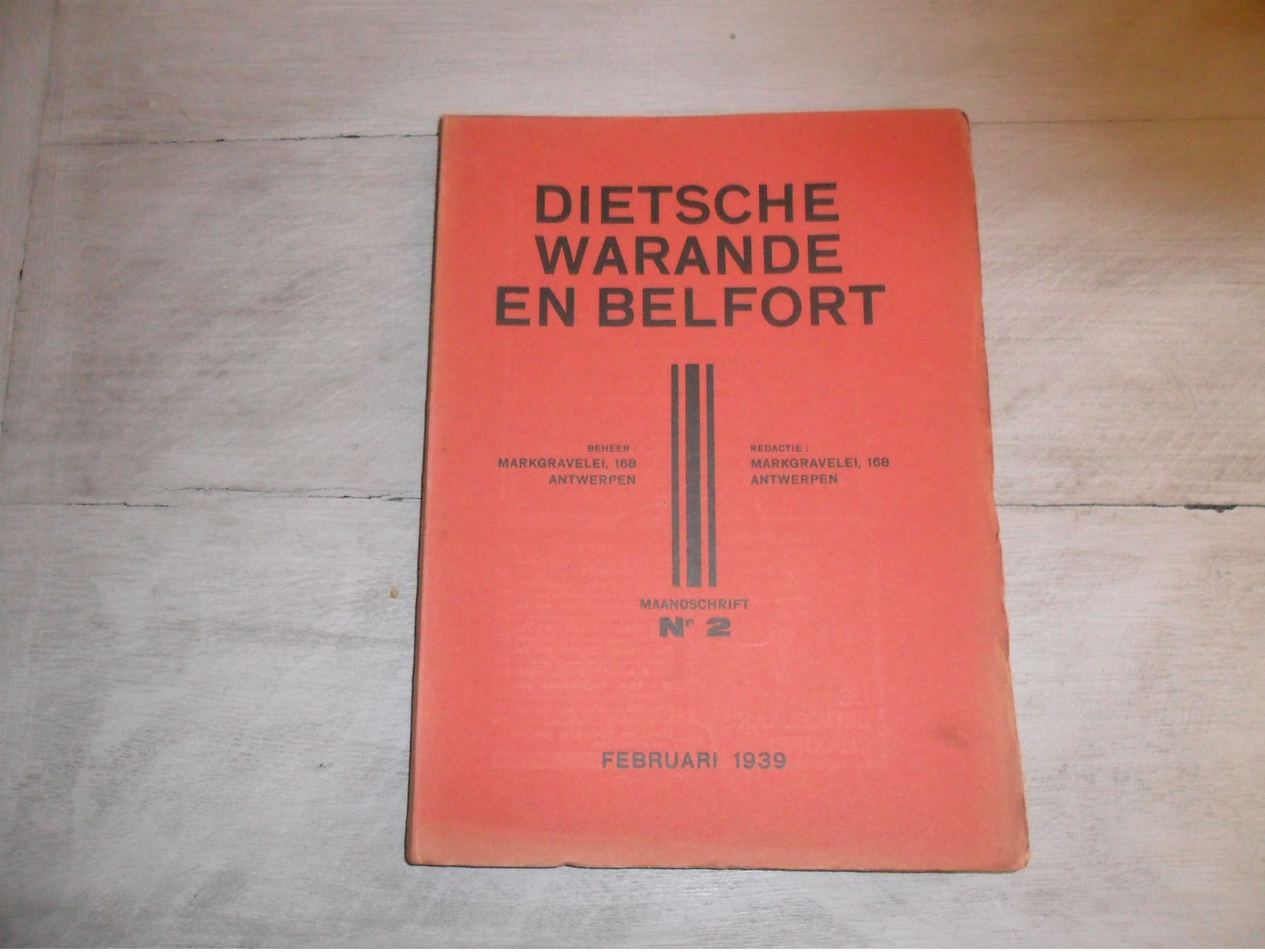 Dietsche Warande En Belfort - Maandschrift N° 2  Februari 1939  - Vlaamse Beweging  - Vlaams - Nationalisme  - - Histoire