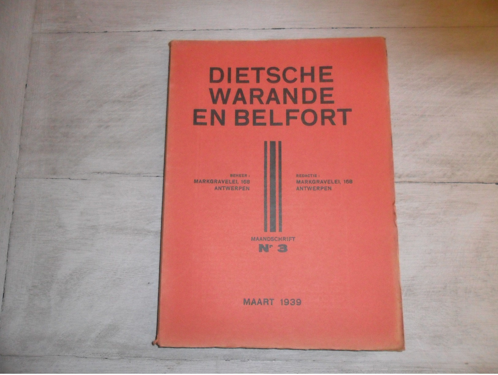 Dietsche Warande En Belfort - Maandschrift N° 3  Maart 1939  - Vlaamse Beweging  - Vlaams - Nationalisme  - - Histoire