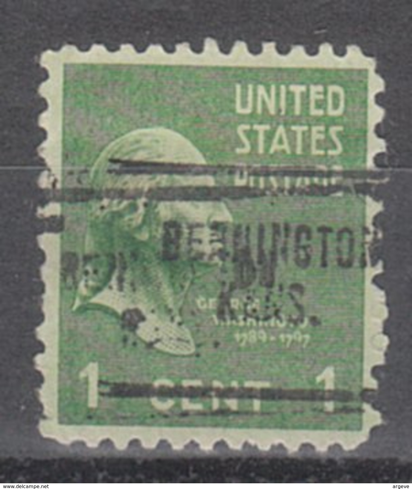 USA Precancel Vorausentwertung Preos Locals Kansas, Bennington 704 - Precancels