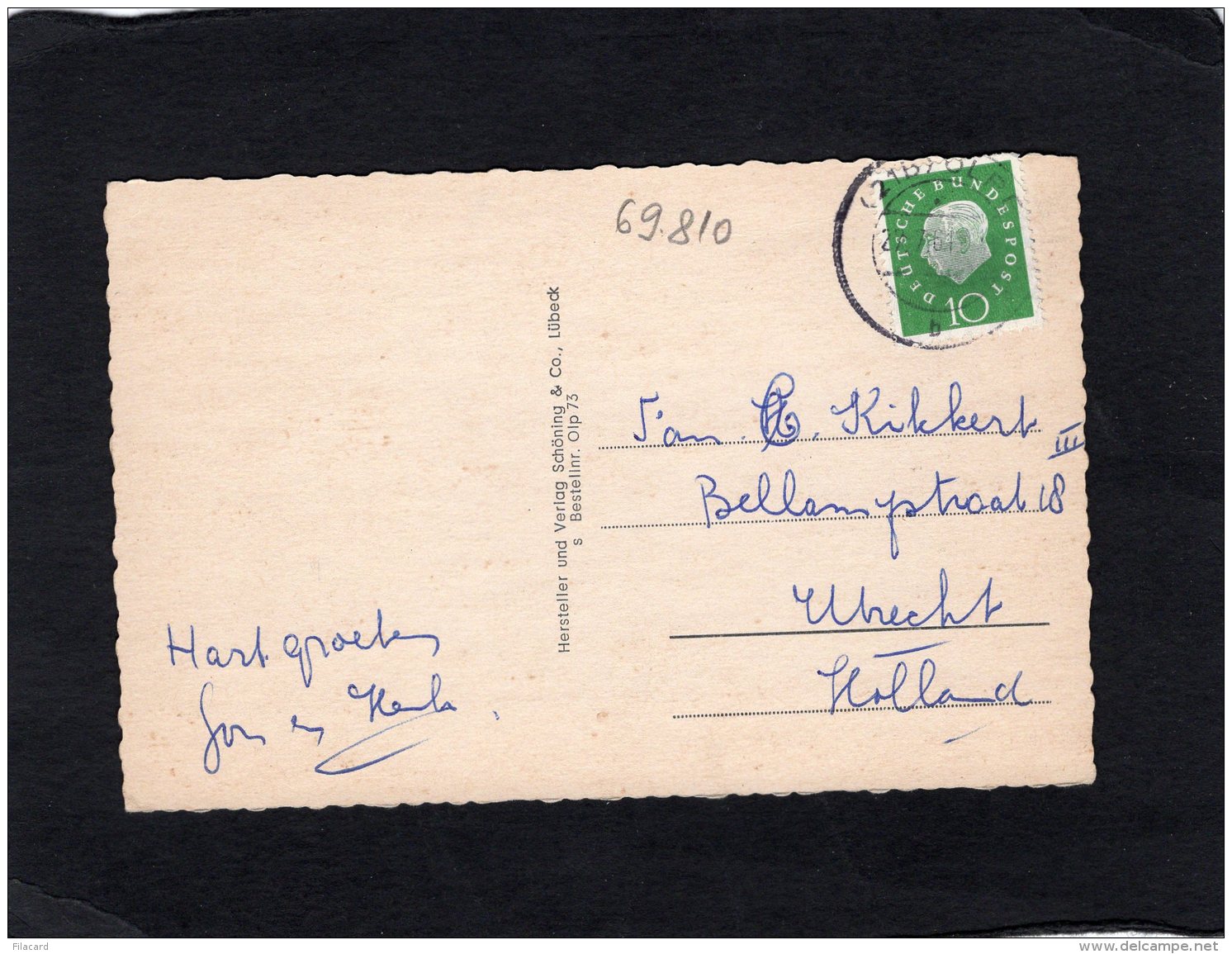 69810    Germania,  Gruss Aus Olpe I. Westf.,  VG  1961 - Olpe