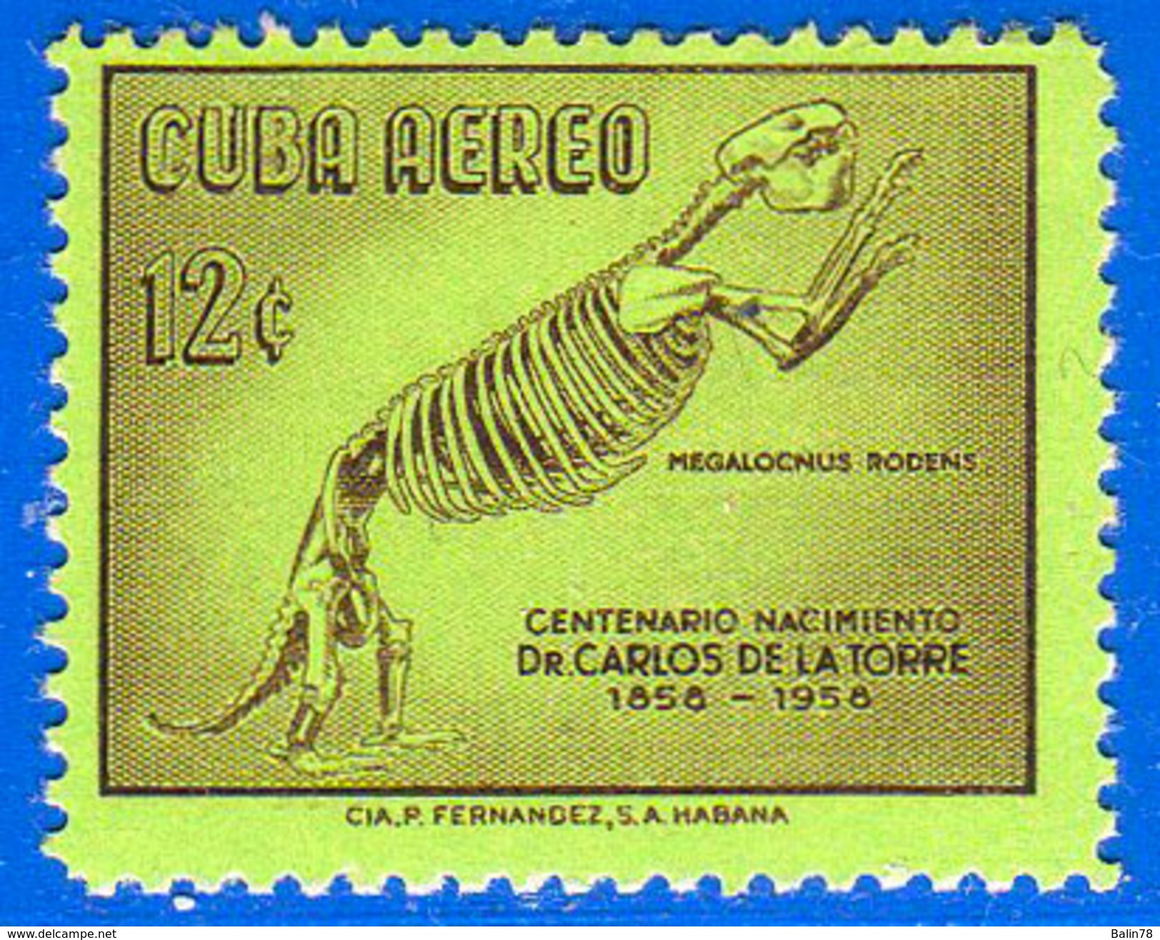 1958 - Cuba - MNH - CU-003 - Luftpost