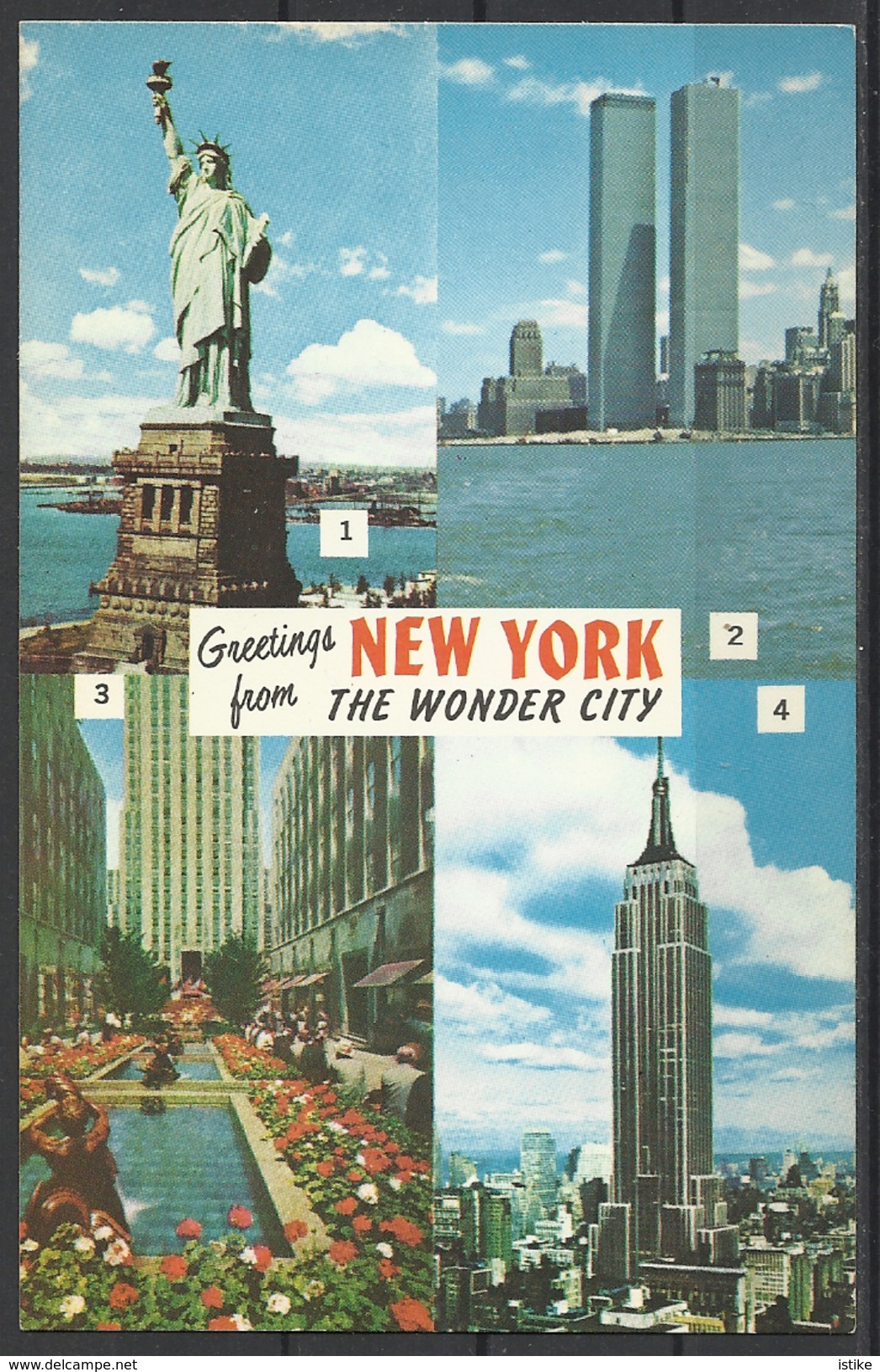 United States, New York, Multi View With World Trade Center. - Empire State Building