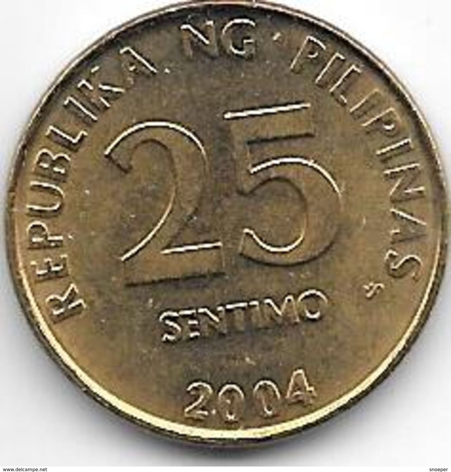 *philippines 25 Centavos 2004  Km 271  Unc - Filipinas