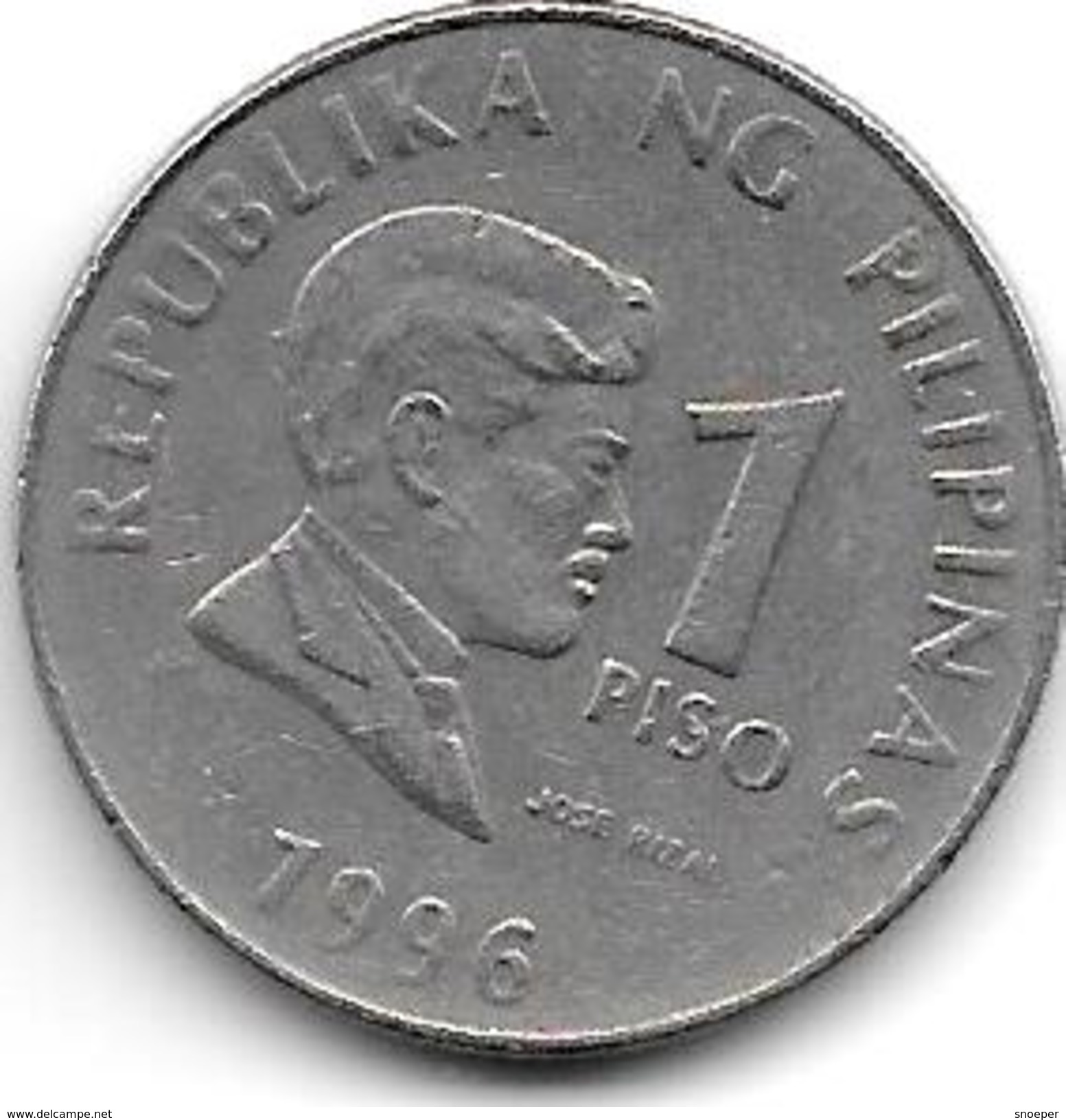 *philippines 1 Piso 1996  Km 269 - Philippines