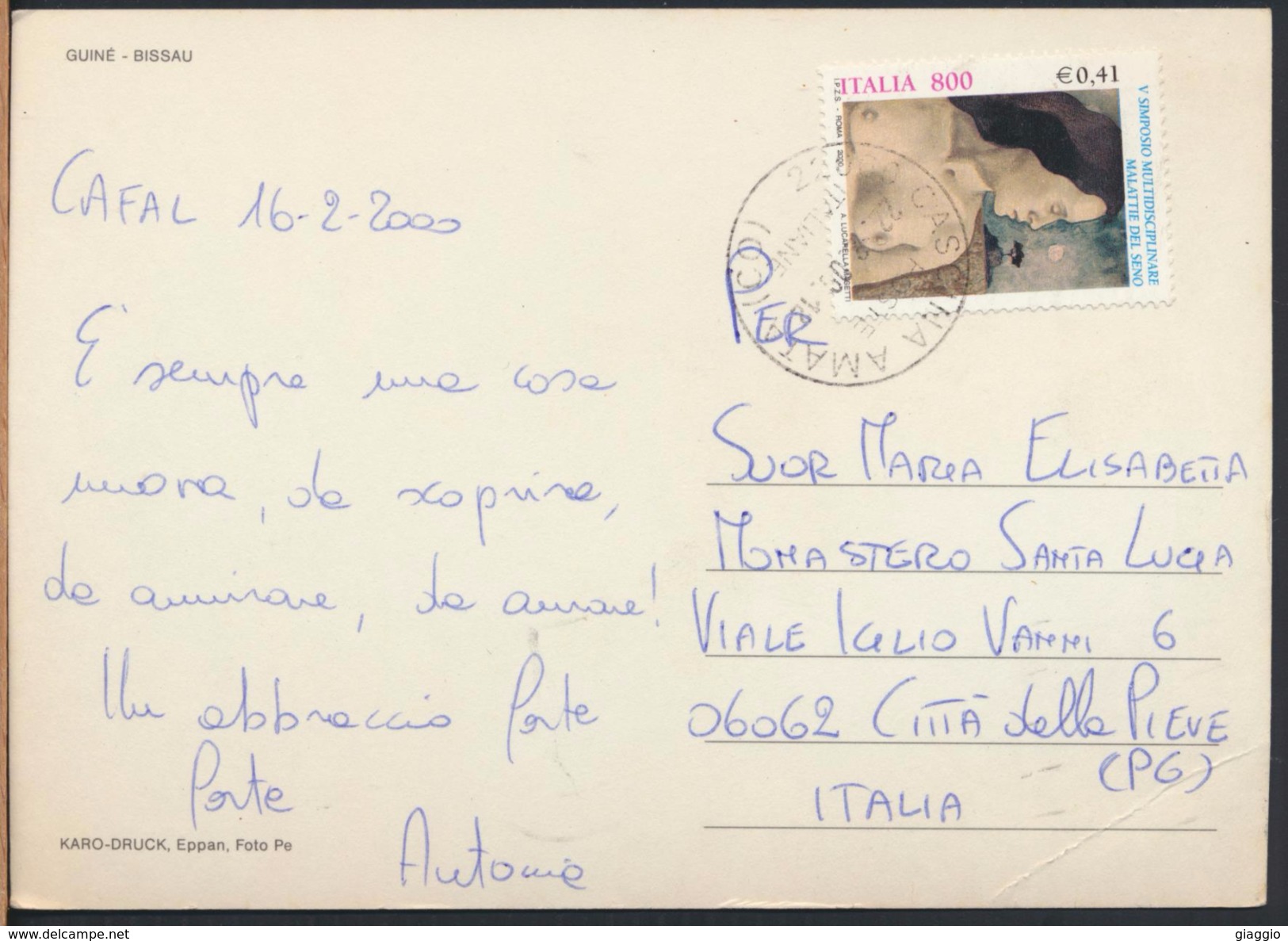 °°° 3996 - GUINE-BISSAU - MOTHER AND SON - With Stamps °°° - Guinea Bissau
