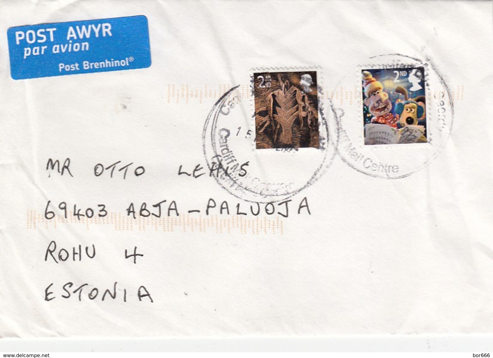 GOOD GB Postal Cover To ESTONIA 2017 - Good Stamped - Covers & Documents