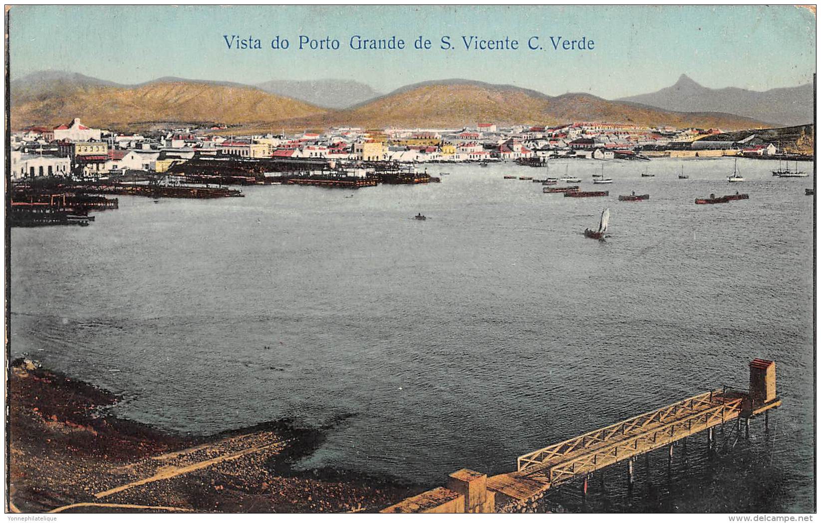 CAP VERT / Visto Do Porto Grande De S. Vicente - Cap Vert