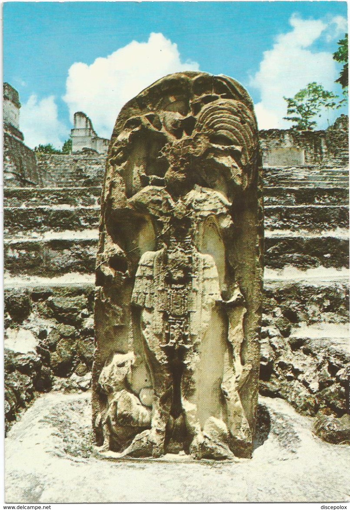 V984 Guatemala - Tikal Peten - Dios Del Maiz / Non Viaggiata - Guatemala