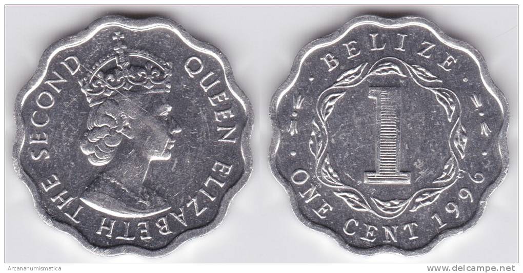 Belize 1 Céntimo 1.996 Aluminio KM#114 SC/UNC         T-DL-10.303 - Belize