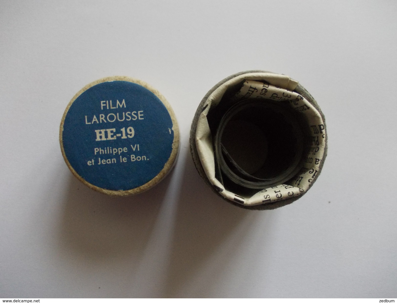 FILM FIXE Larousse HE-19 Philippe VI Et Jean Le Bon - Bobinas De Cine: 35mm - 16mm - 9,5+8+S8mm