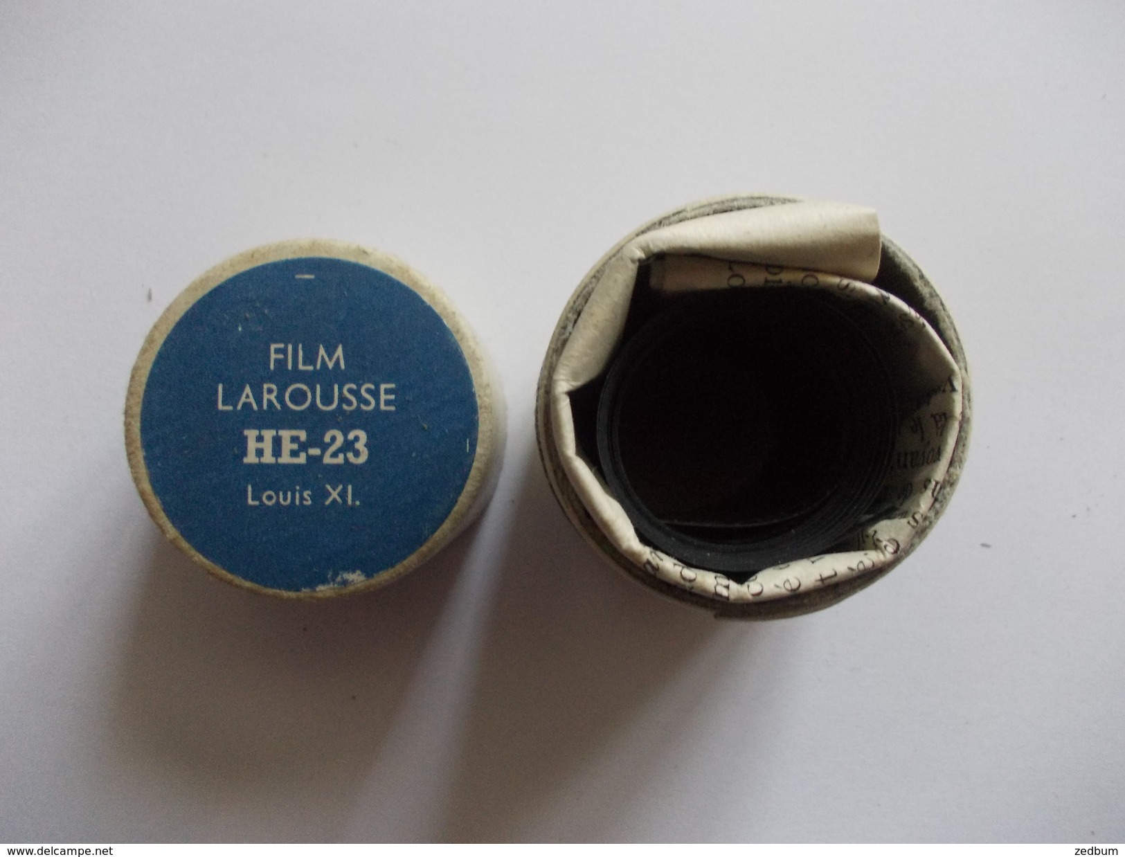 FILM FIXE Larousse HE-23 Louis XI - 35mm -16mm - 9,5+8+S8mm Film Rolls