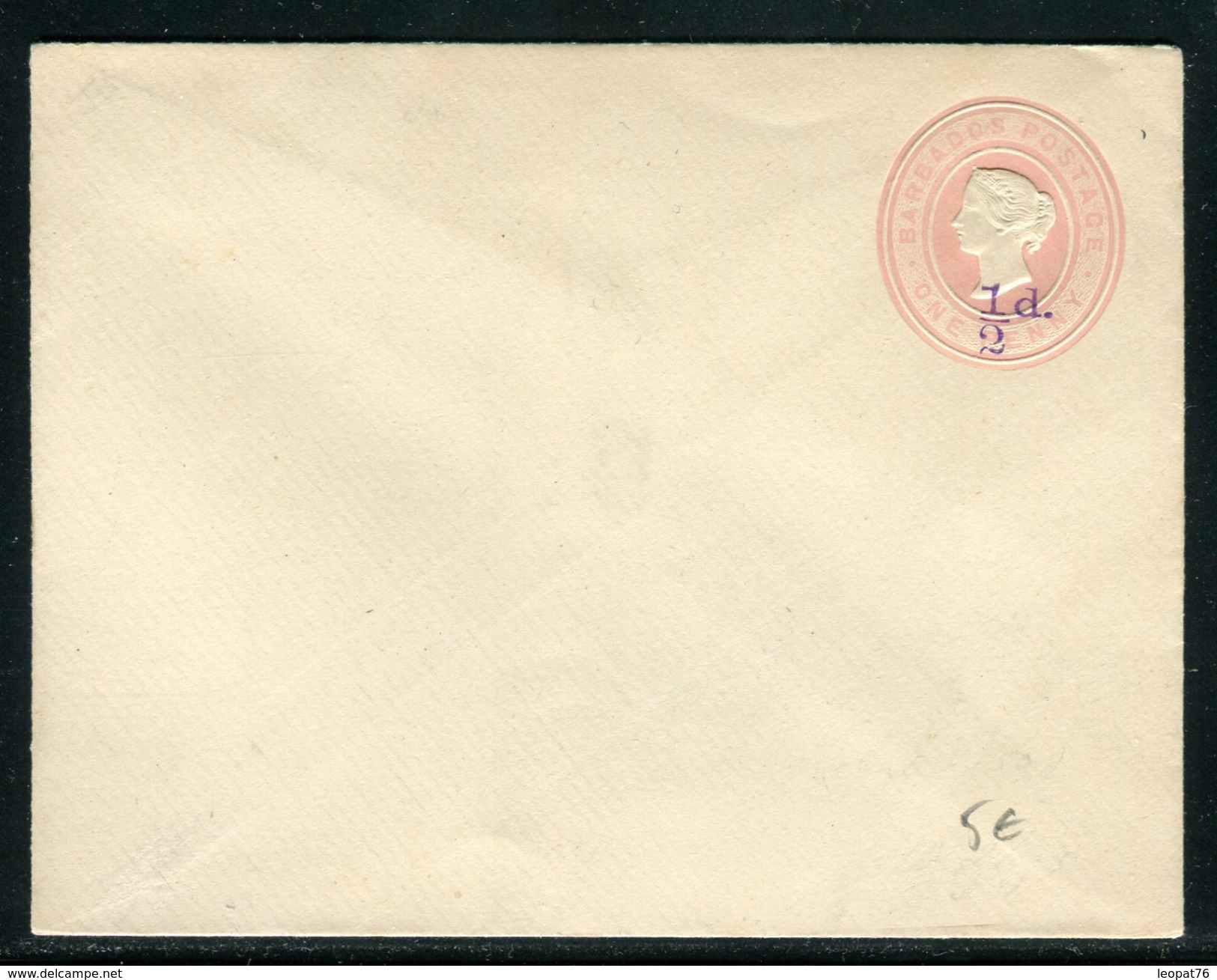 Barbades - Entier Postal Surchargé Non Voyagé -  Ref A34 - Barbades (...-1966)