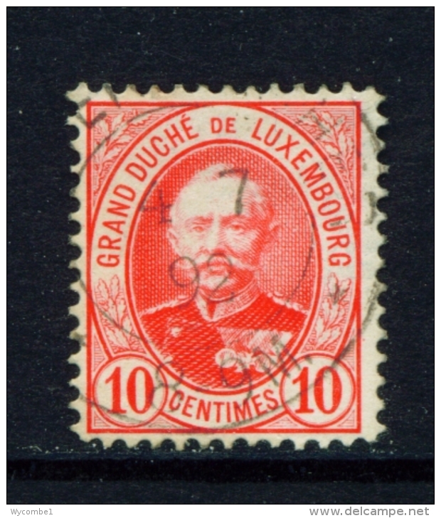 LUXEMBOURG  -  1881 To 1893  Grand Duke Adolf  10c  Used As Scan - 1891 Adolphe De Face