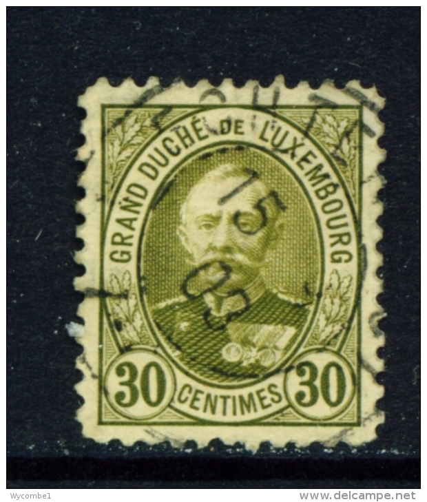 LUXEMBOURG  -  1881 To 1893  Grand Duke Adolf   30c  Used As Scan - 1891 Adolphe De Face