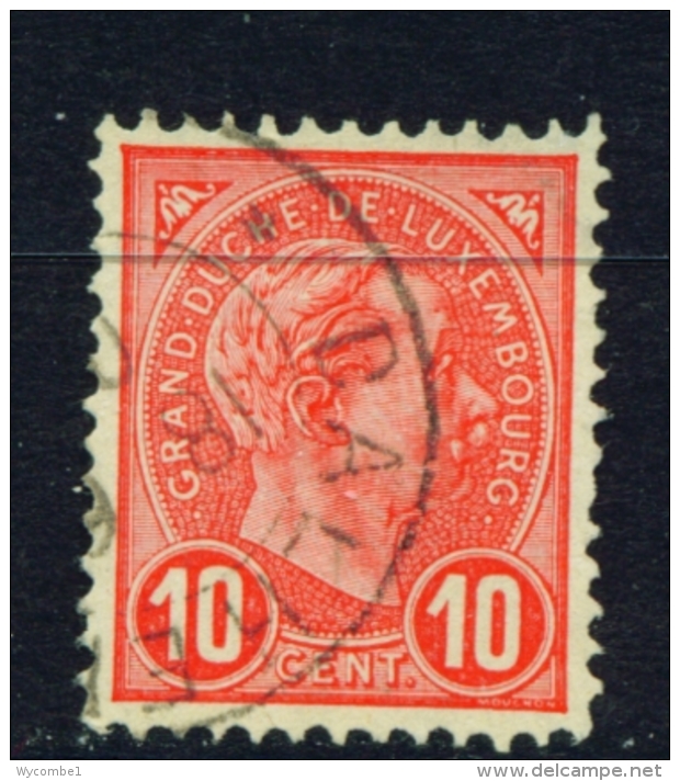 LUXEMBOURG  -  1895  Grand Duke Adolf   10c  Used As Scan - 1895 Adolphe Right-hand Side