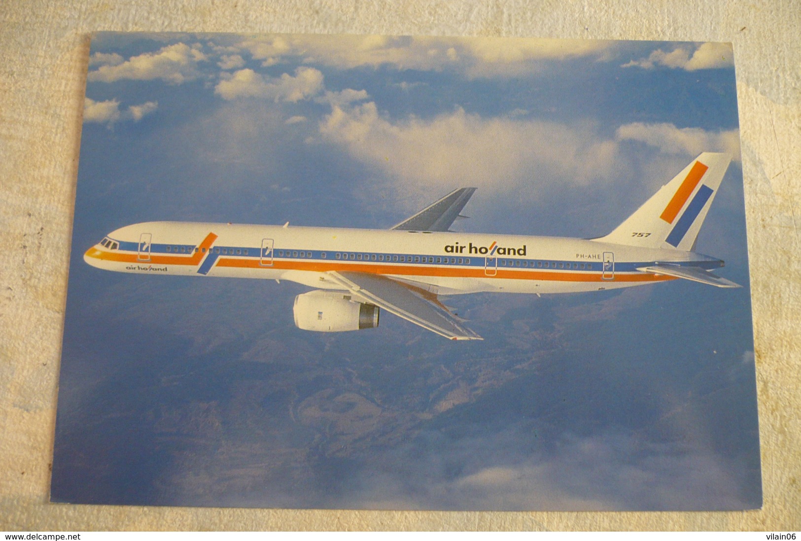 AIRLINE ISSUE / CARTE COMPAGNIE     AIR HOLLAND   B 757 - 1946-....: Moderne